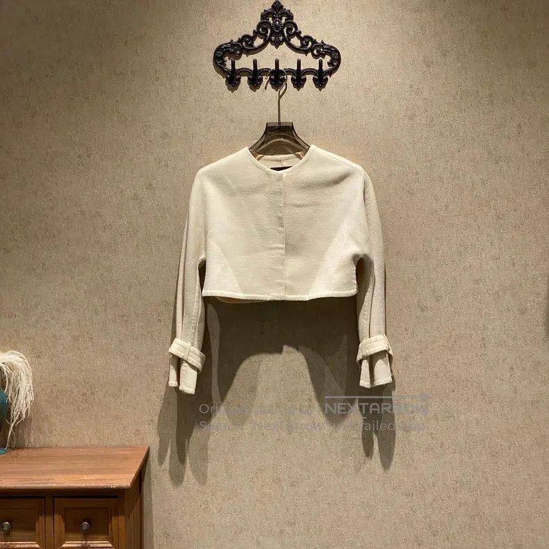 Loro Piana Loro Piana White Patched Cashmere Belted Coat Set Size XS / US 0-2 / IT 36-38 - 3 Thumbnail