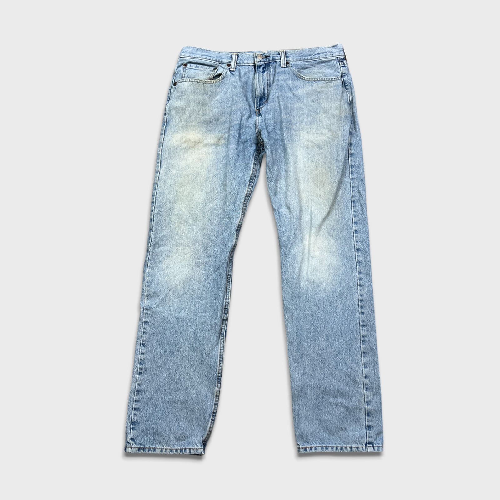Levi's × Vintage Levi's 502 Jeans 34x33 Regular Taper Fit Faded Denim Pants Size US 34 / EU 50 - 1 Thumbnail