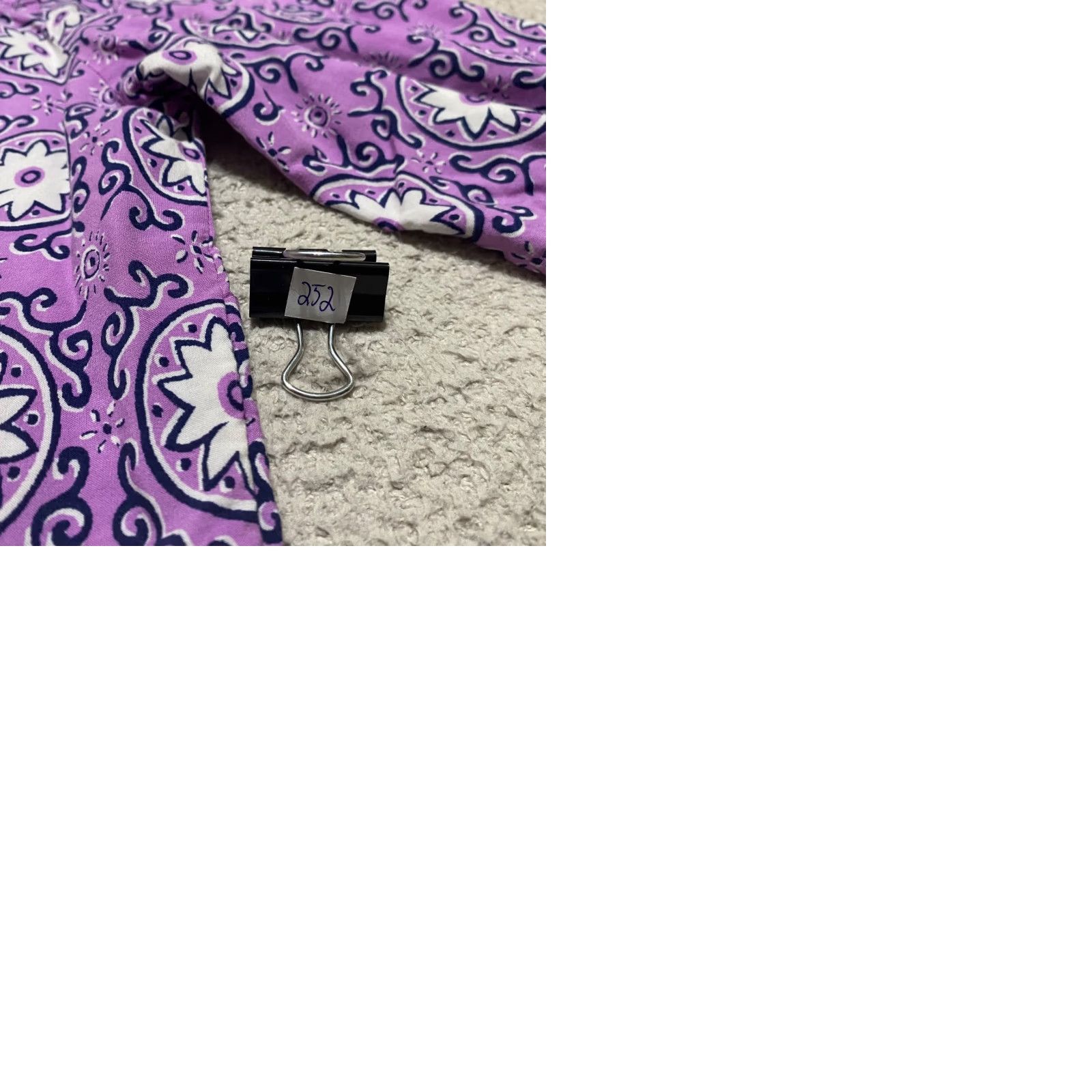 Talbots Talbots Purple Floral V-Neck Pullover Shirt 0X Plus Womens Long Sleeve Blouse Purple Floral 0X Women Talbots Shirt Size XL / US 12-14 / IT 48-50 - 9 Thumbnail