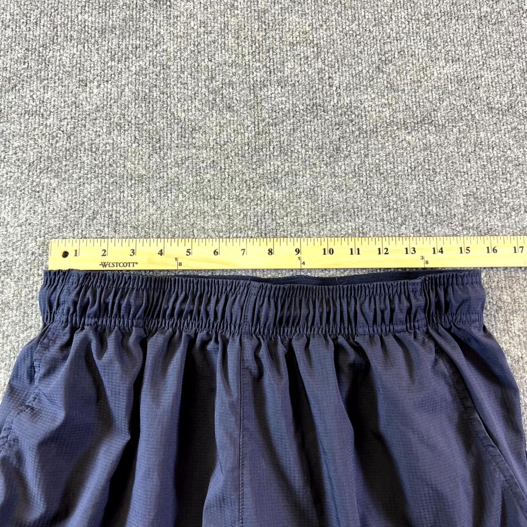 Reebok Reebok Mens Shorts Athletic Navy 9" Inseam Stretch Drawstring Size US 33 - 3 Thumbnail