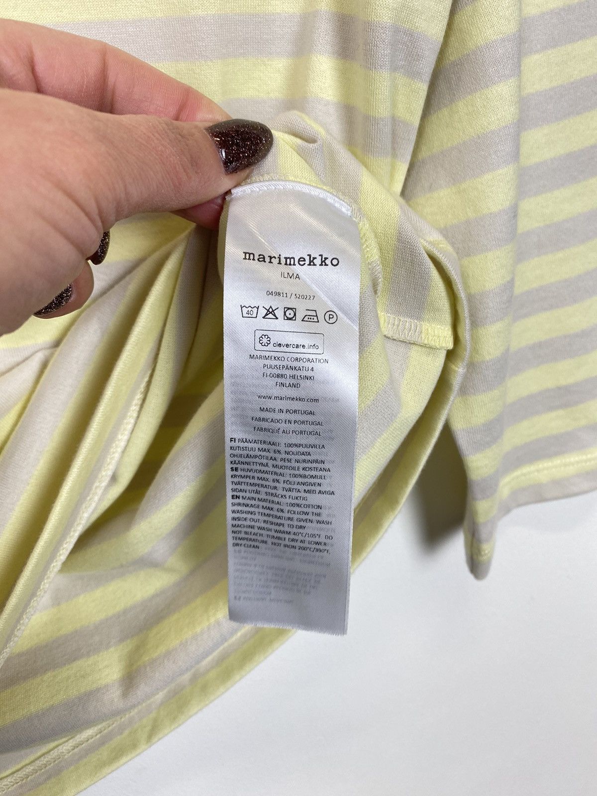 Marimekko Marimekko Striped Long Sleeve Tee Ladies Y2K Streetwear Size M / US 6-8 / IT 42-44 - 4 Thumbnail