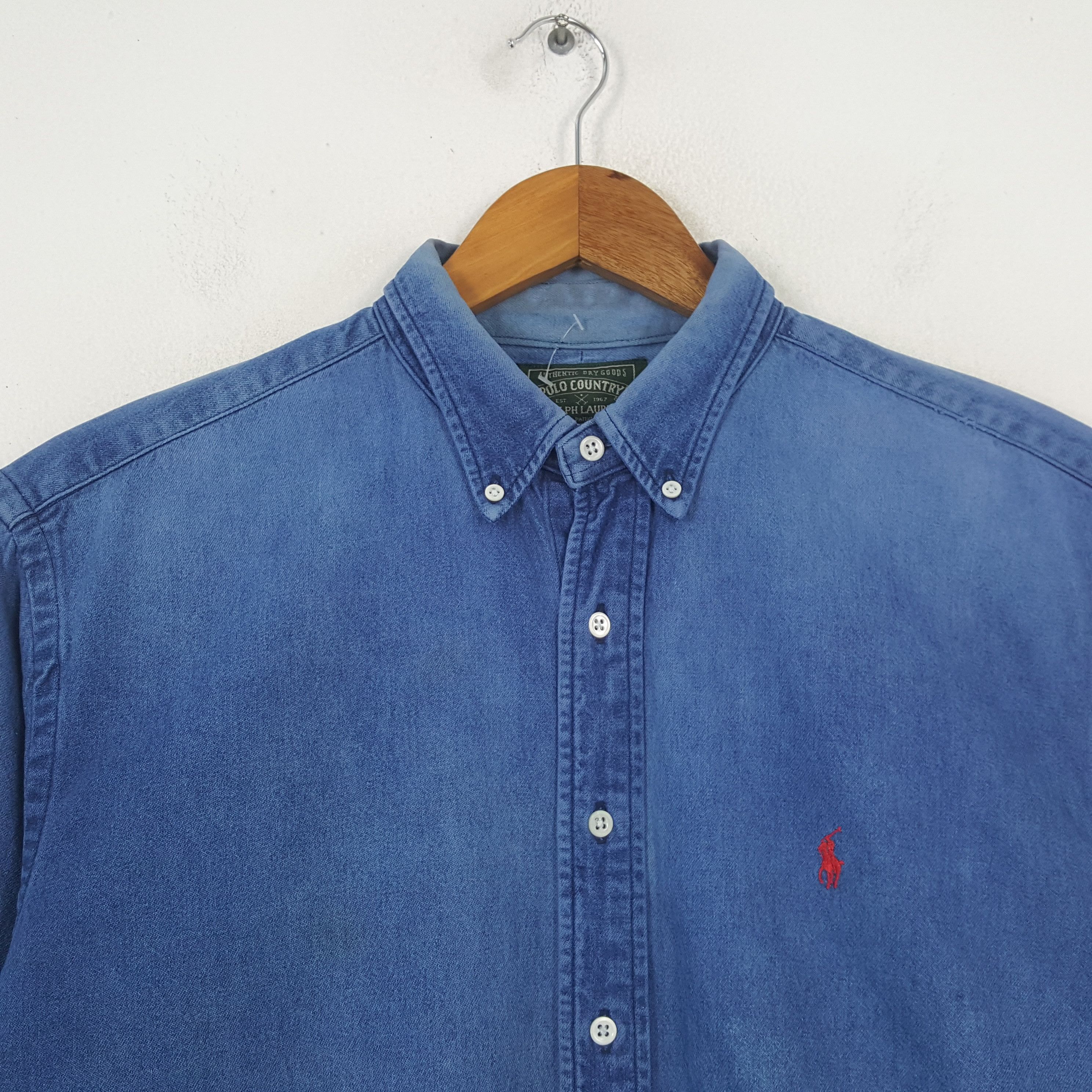 Polo Ralph Lauren × Vintage Vintage POLO by RALPH LAUREN Fashion Brand Shirt C285N50 Size US XL / EU 56 / 4 - 2 Thumbnail