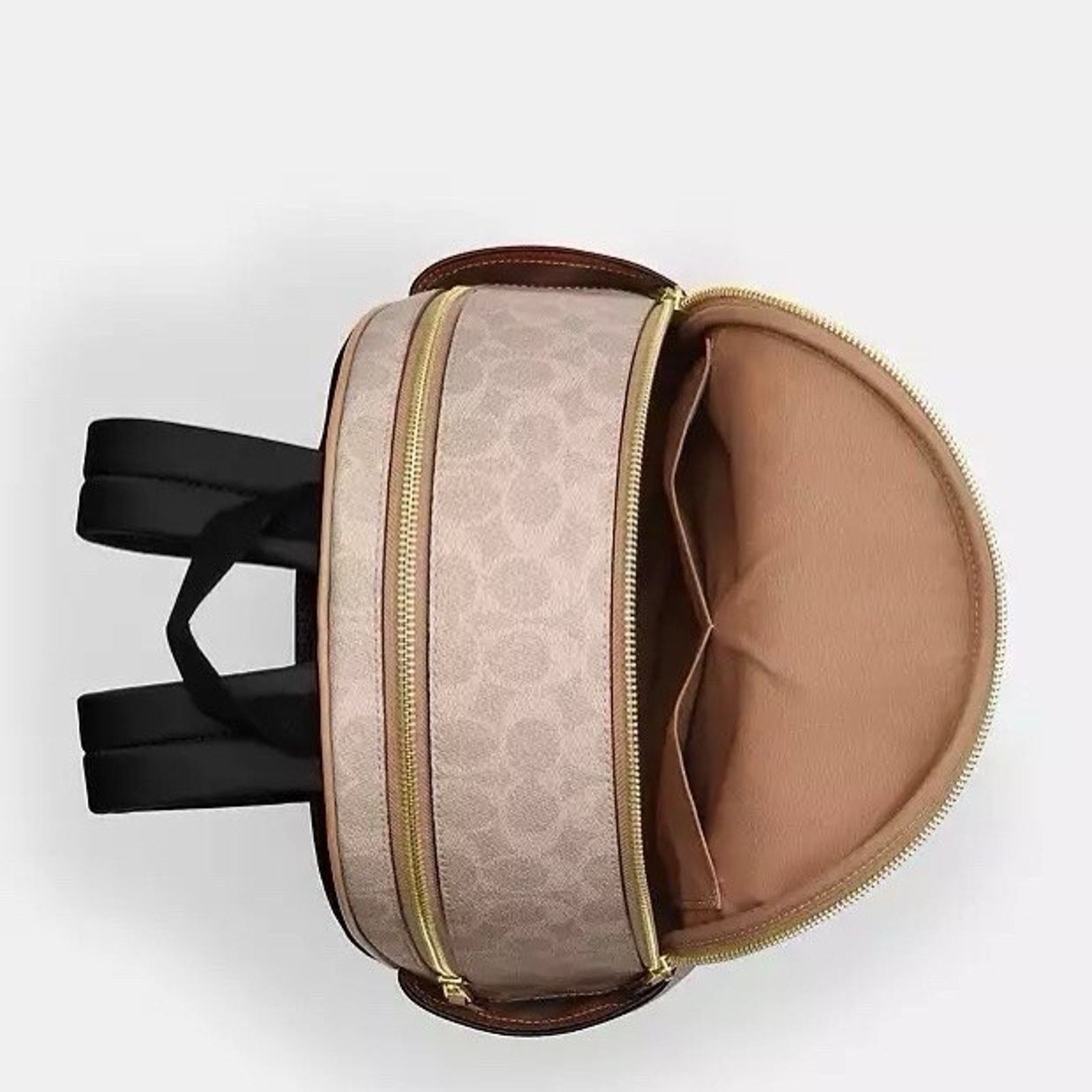 Coach NWT Coach Court Backpack CZ771 Gold/Sand/Tan Size ONE SIZE - 5 Thumbnail