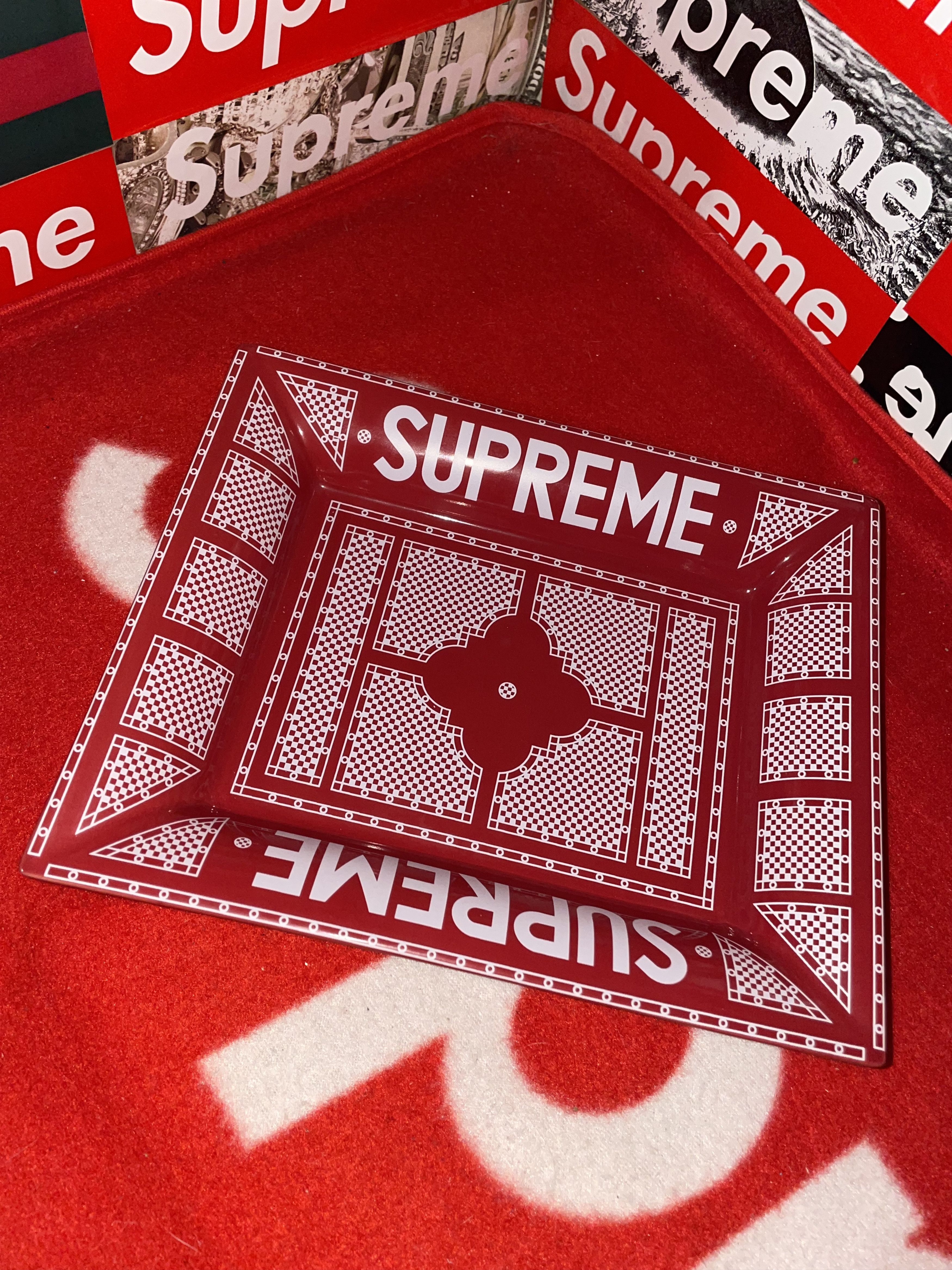 Supreme Supreme Ceramic Ashtray SS12 Hermes Motif Plate NEW Size ONE SIZE - 4 Thumbnail