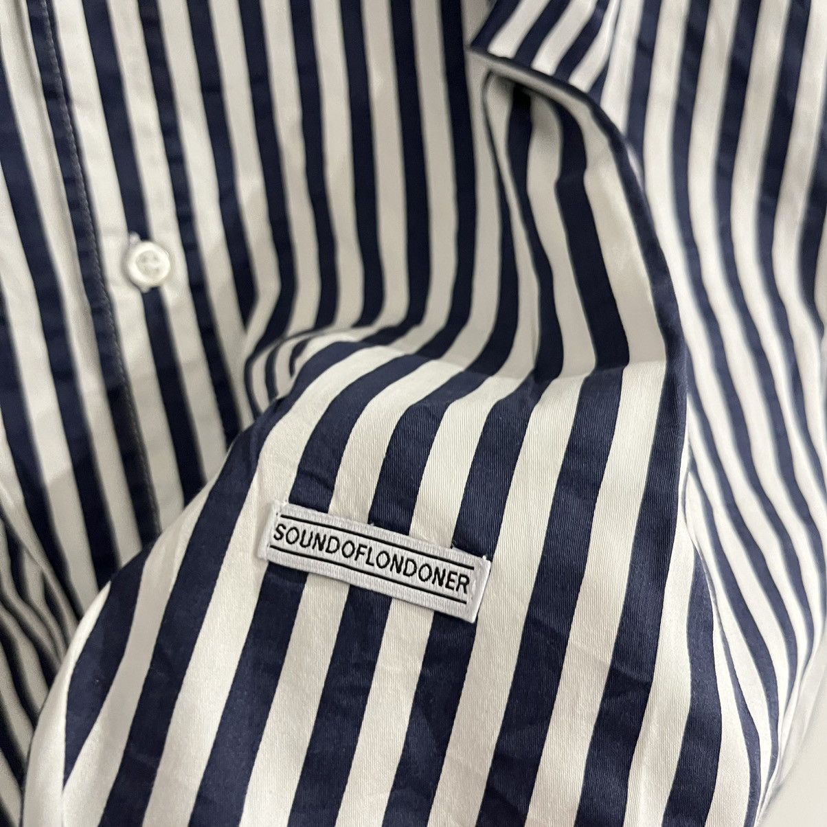 Japanese Brand d land - striped longsleeve shirt Size US M / EU 48-50 / 2 - 6 Thumbnail