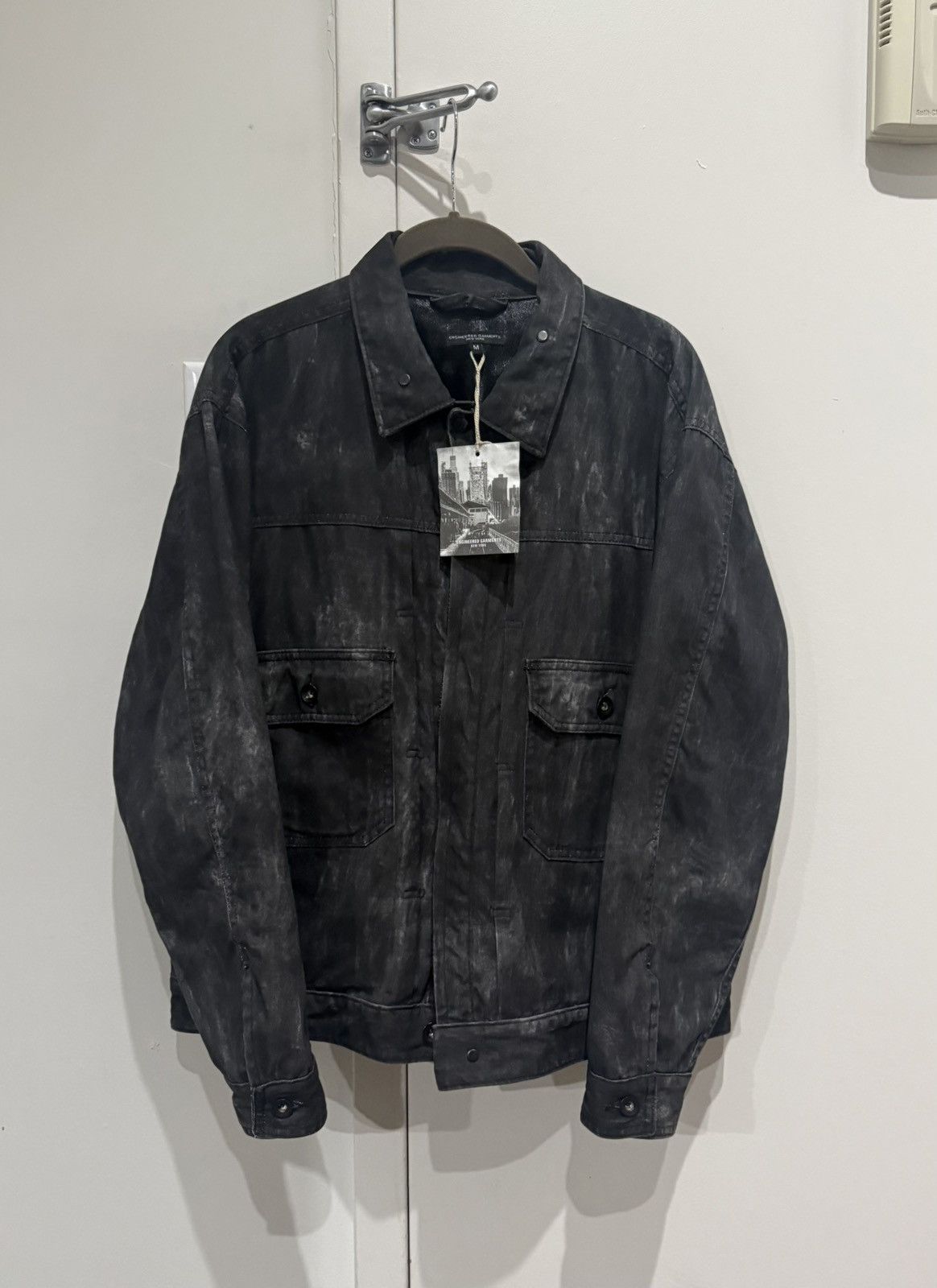 Engineered Garments Engineered Garments Trucker Black Cotton Distressed [NEW] Size US M / EU 48-50 / 2 - 1 Thumbnail