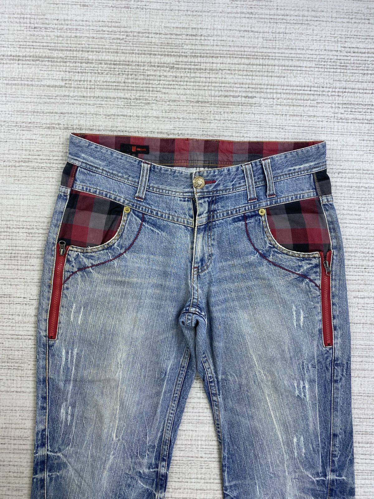 Hysteric Glamour Vintage Uj Comtempo Punk Mud Wash Rare Denim Pants Size US 34 / EU 50 - 5 Thumbnail