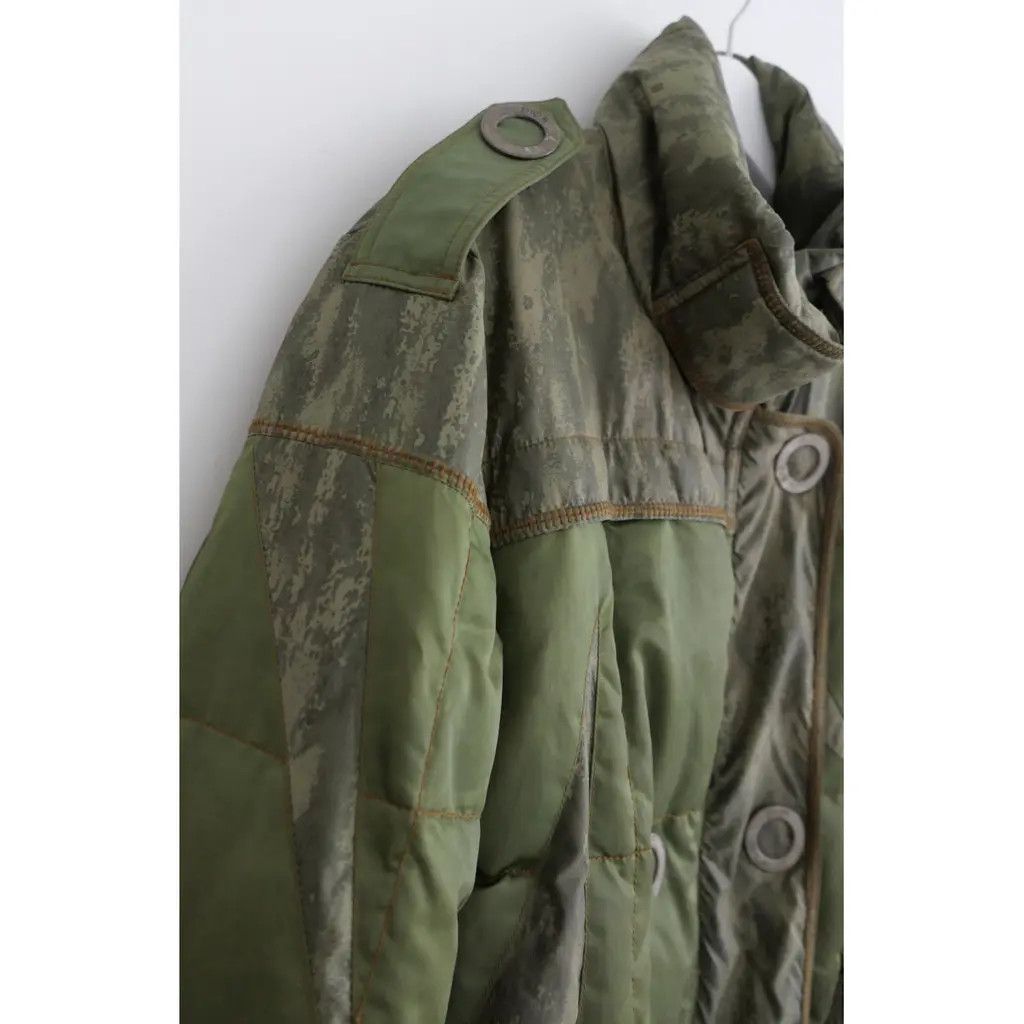 Dior Dior x John Galliano Fall 2006 Camo Puffer Jacket Size XS / US 0-2 / IT 36-38 - 4 Thumbnail