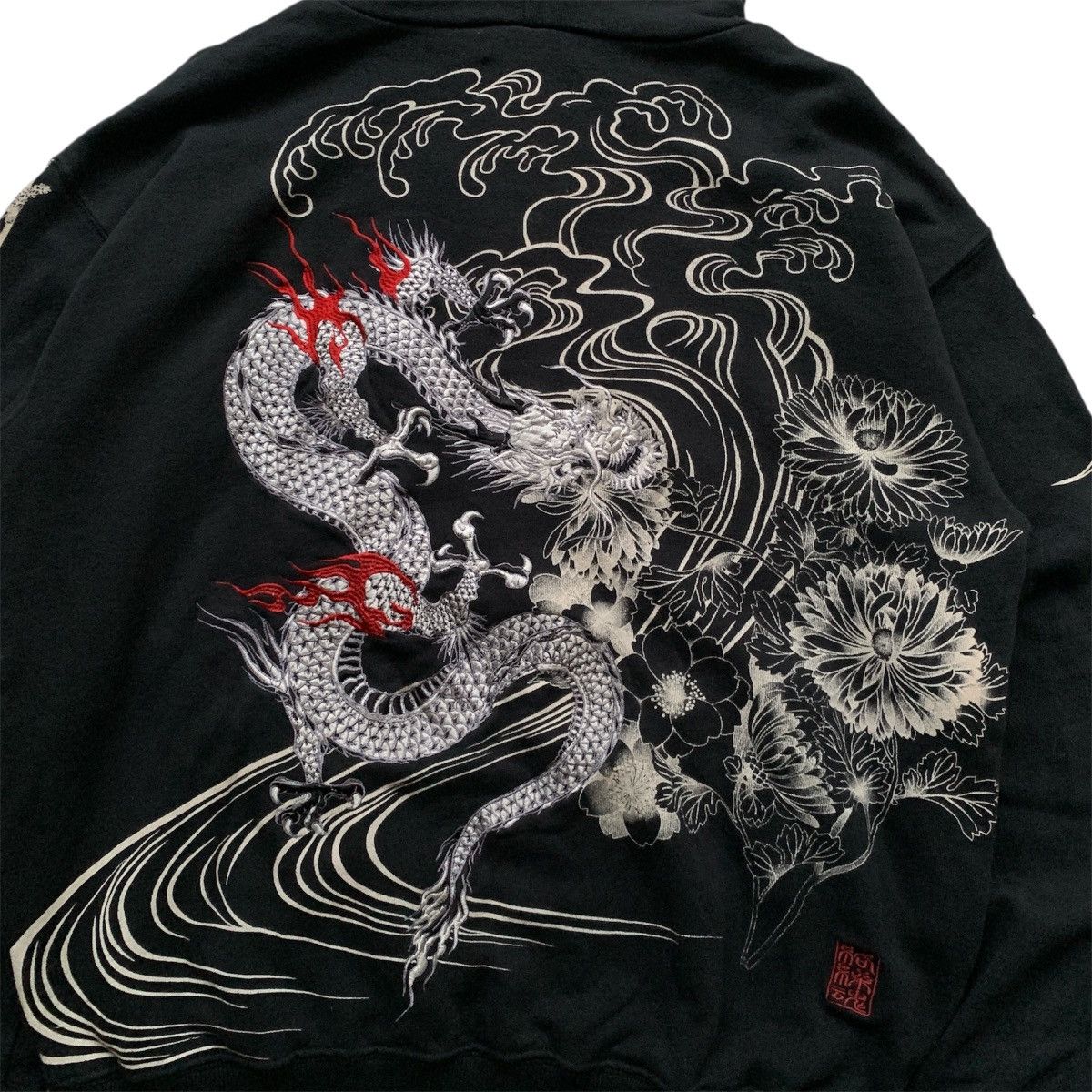 Karakuri Tamashii Karakuri Tamashii Sukajan Devil Dragon Embroidery Zip Hoodie Size US M / EU 48-50 / 2 - 13 Thumbnail