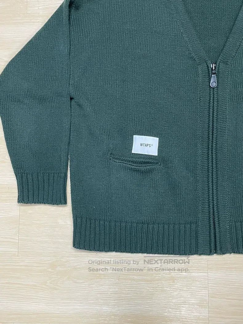 Wtaps Wtaps Green sweater cardigan Size US XL / EU 56 / 4 - 4 Thumbnail