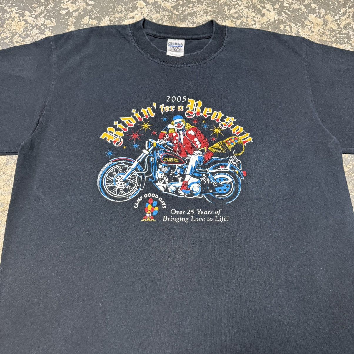Vintage Vintage Riding For a Reason Clown You + Illegal Gun = Prison Size US L / EU 52-54 / 3 - 5 Thumbnail
