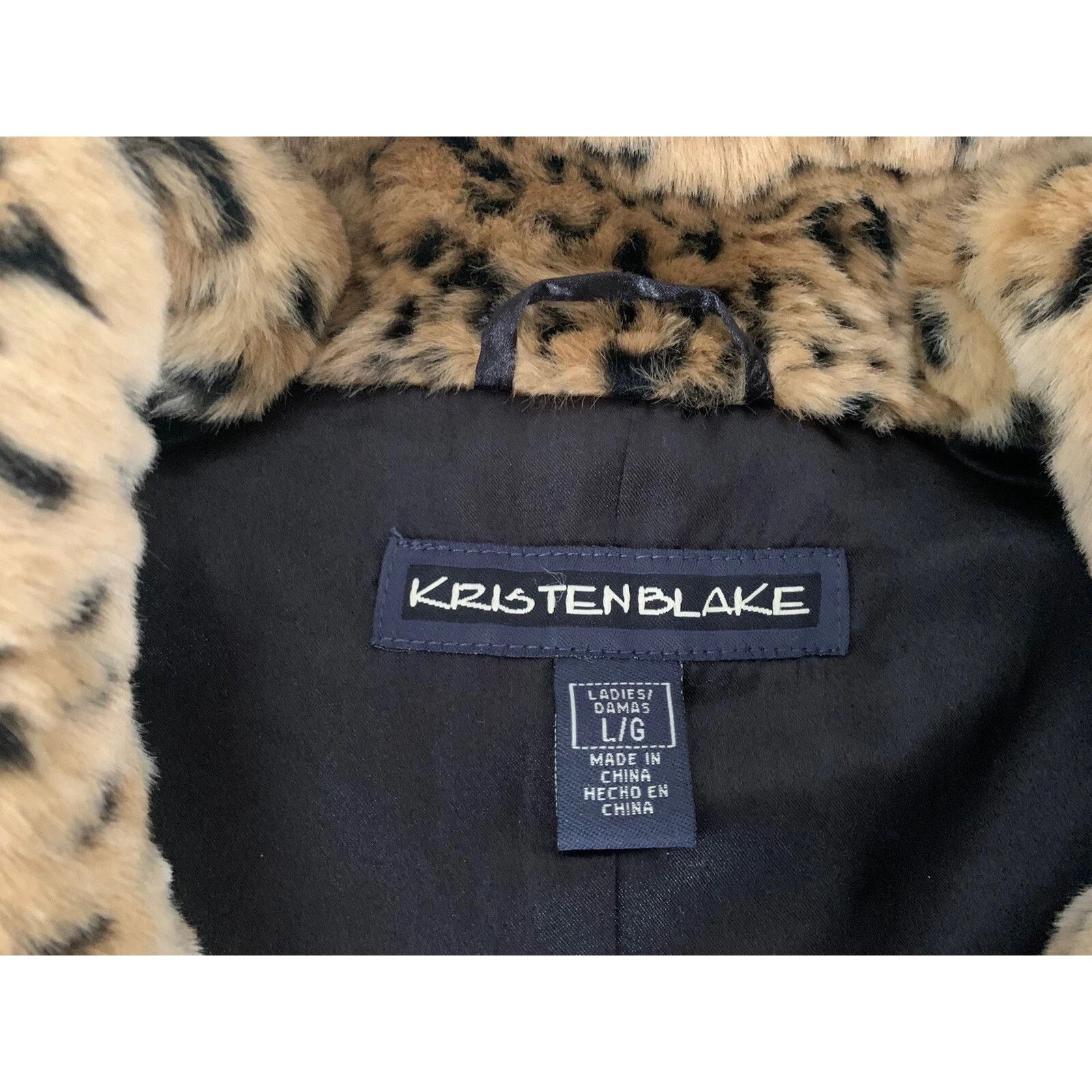 Other KRISTEN BLAKE FAUX FUR CHEETAH PRINT RETRO MOD GROOVY VEST L Size L / US 10 / IT 46 - 6 Thumbnail