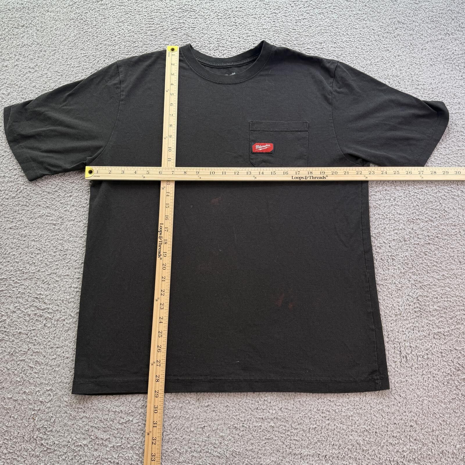 Other Milwaukee Pocket T Shirt Black Workwear Utility Tee L Size US L / EU 52-54 / 3 - 3 Thumbnail