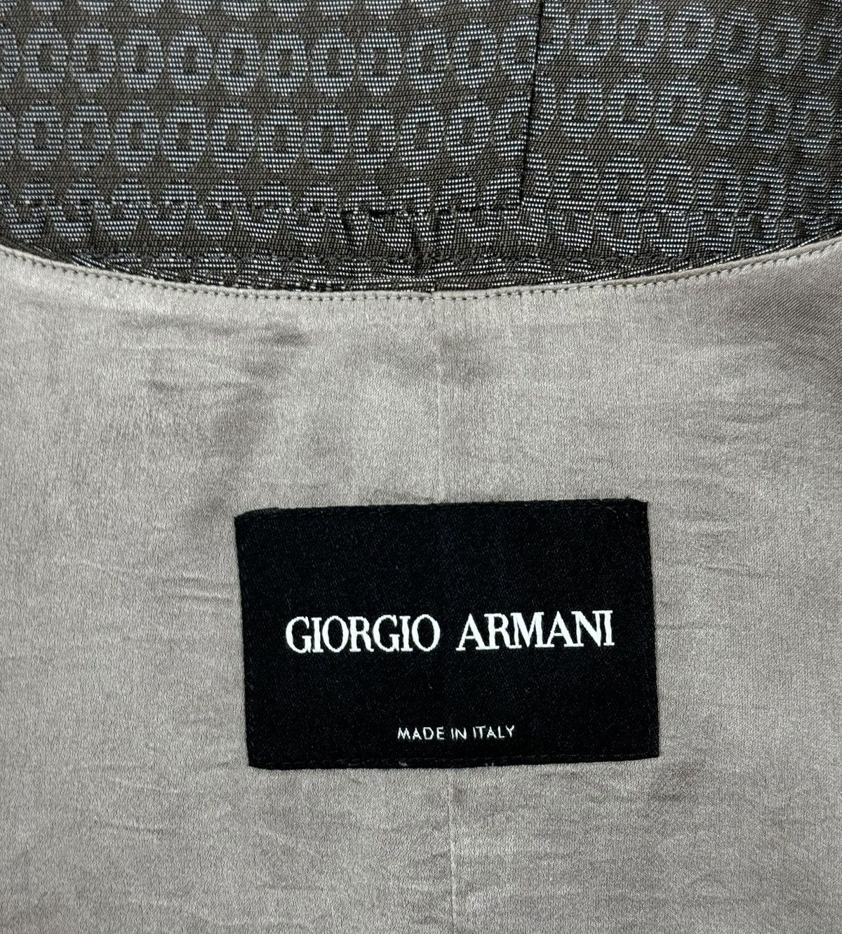 Giorgio Armani Giorgio Armani Zip Jacket Monogram Viscose-Ramie size 48 Size XL / US 12-14 / IT 48-50 - 9 Thumbnail