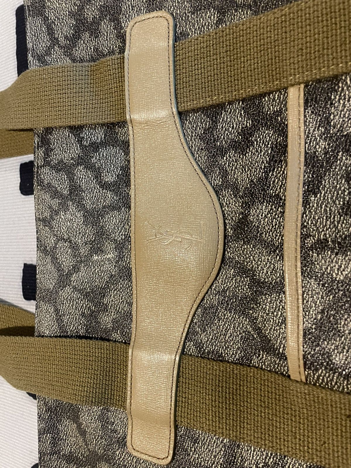 Yves Saint Laurent Yves Saint Laurent Giraffe Pattern Leather Boston Bag Size ONE SIZE - 2 Thumbnail