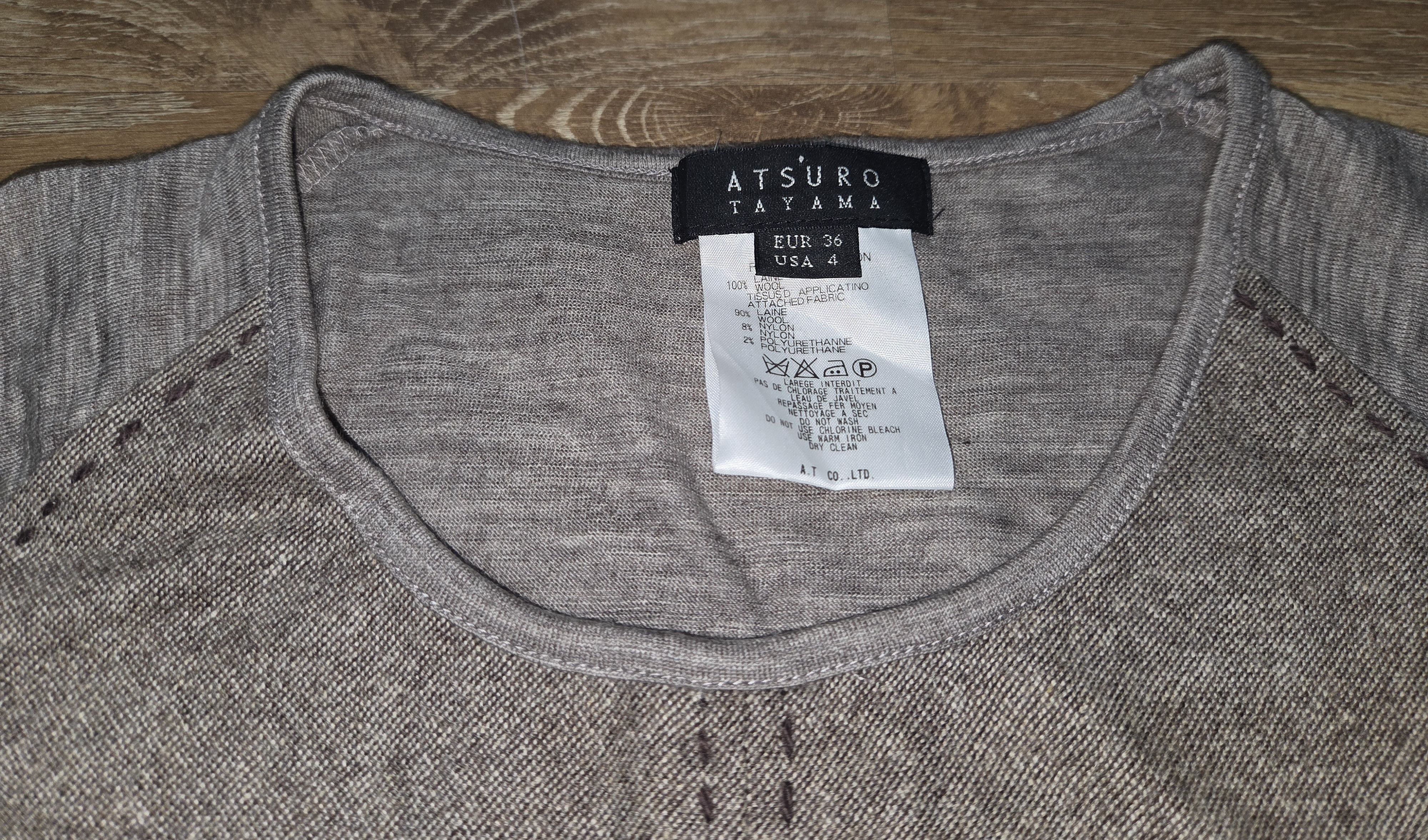 Japanese Brand Vintage Designer Brand Atsuro Tayama Paneled Mixed T Shirt Size US S / EU 44-46 / 1 - 3 Thumbnail