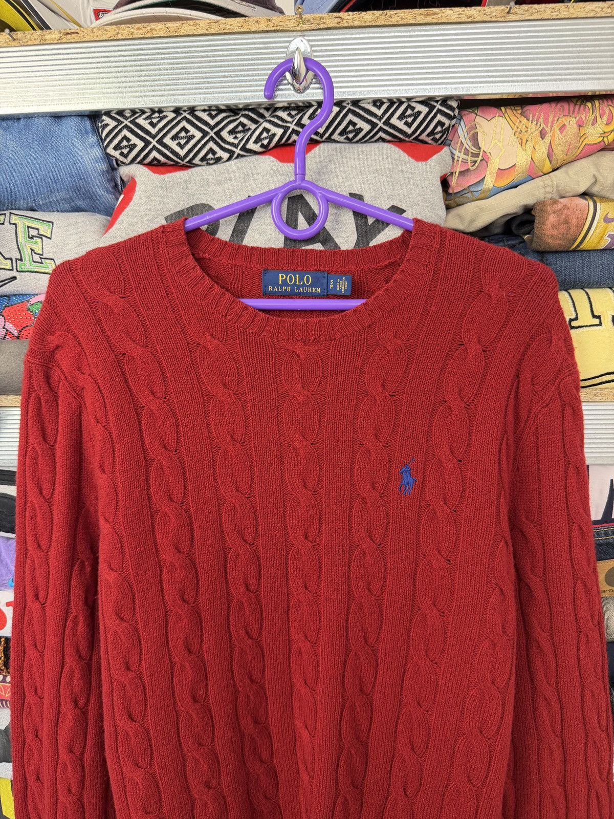 Polo Ralph Lauren Polo Ralph Lauren Cable Knit Sweater Size US S / EU 44-46 / 1 - 3 Thumbnail