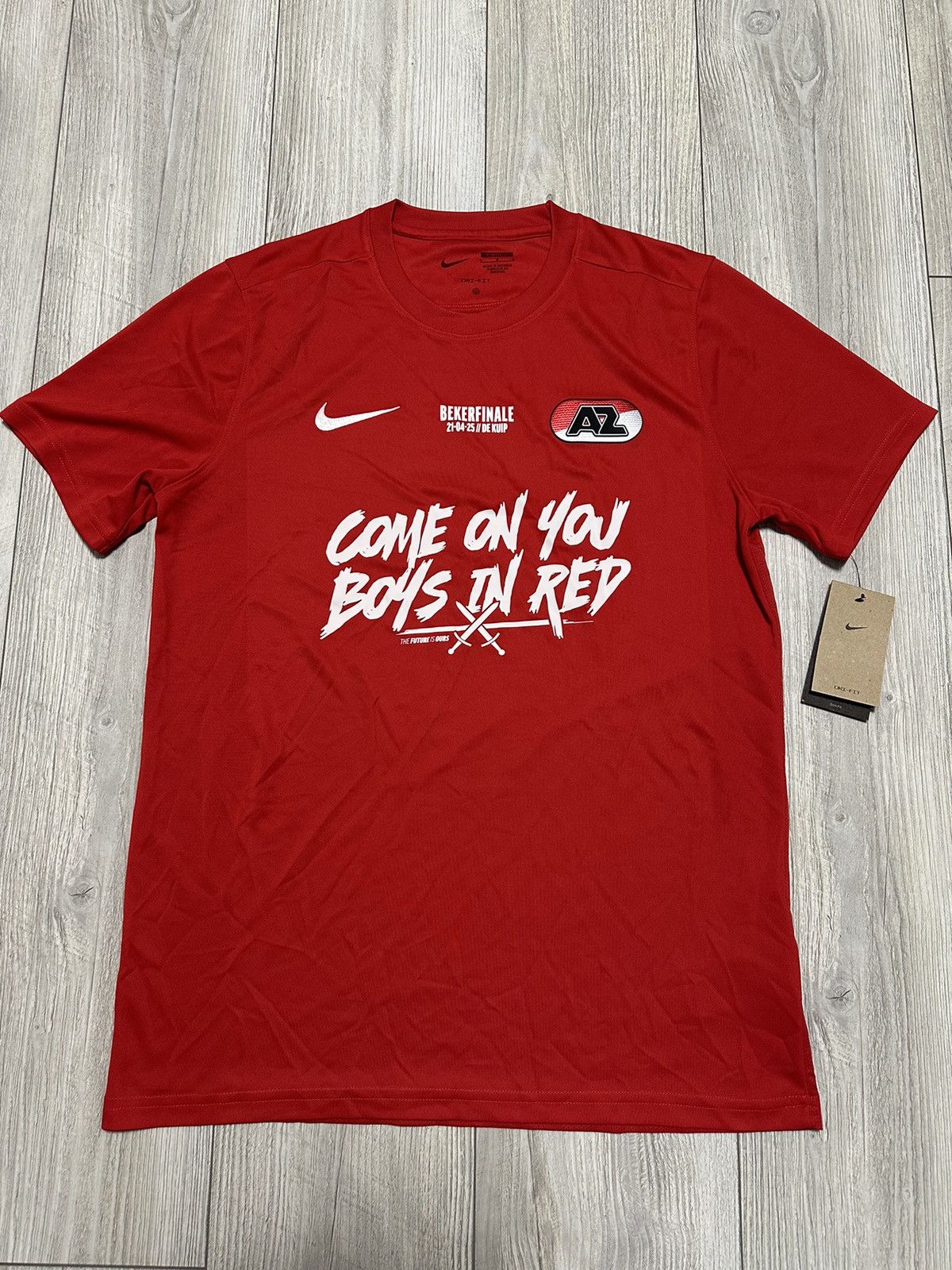 Nike New Nike AZ Alkmaar Jersey Size US L / EU 52-54 / 3 - 1 Thumbnail