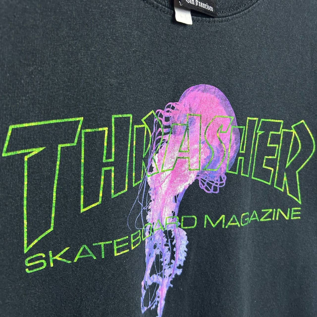 Thrasher Mens Thrasher Medusa Big graphic logo skate y2k tee Size US L / EU 52-54 / 3 - 3 Thumbnail