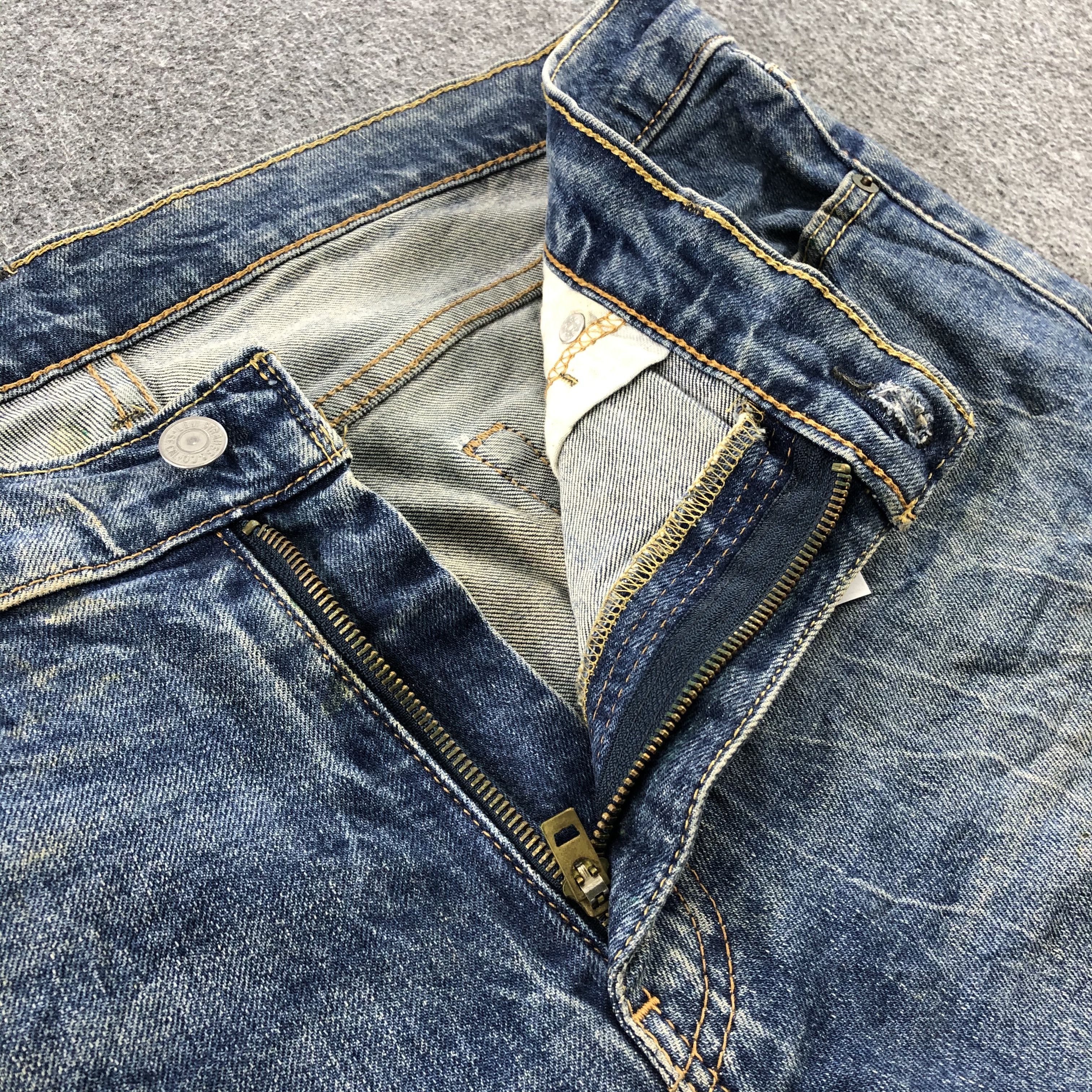 Levi's Vintage Distress Levis 511 Jeans- J1326 Size US 37 - 7 Thumbnail