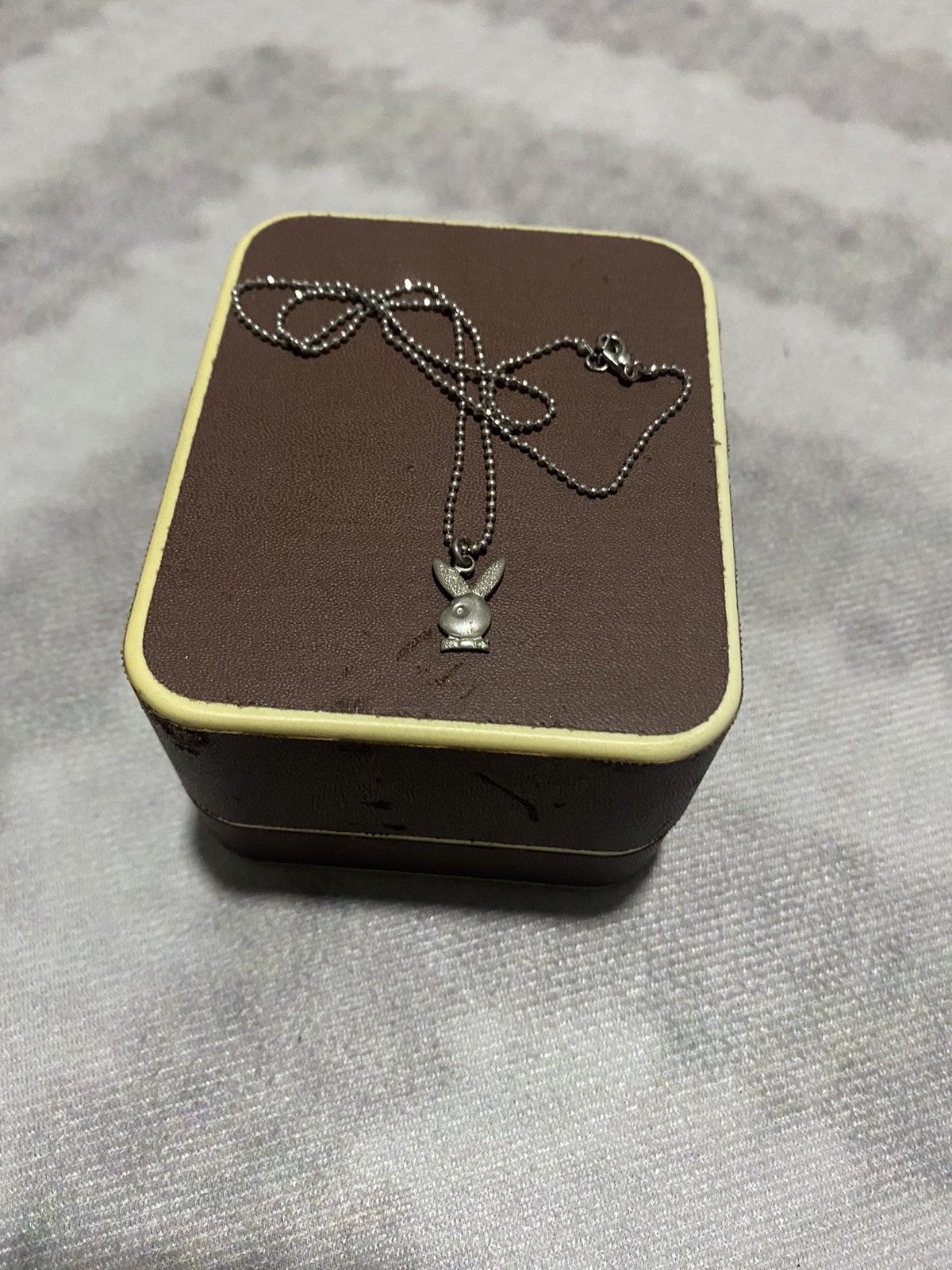 Playboy × Vintage NOS! Playboy Timepieces Gents Watch Square Dial + Necklace Size ONE SIZE - 12 Thumbnail