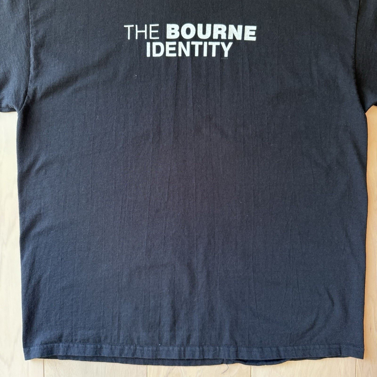 Vintage Vintage Bourne Identity Shirt XL Black Y2K Movie Promo Matt Size US XL / EU 56 / 4 - 4 Thumbnail