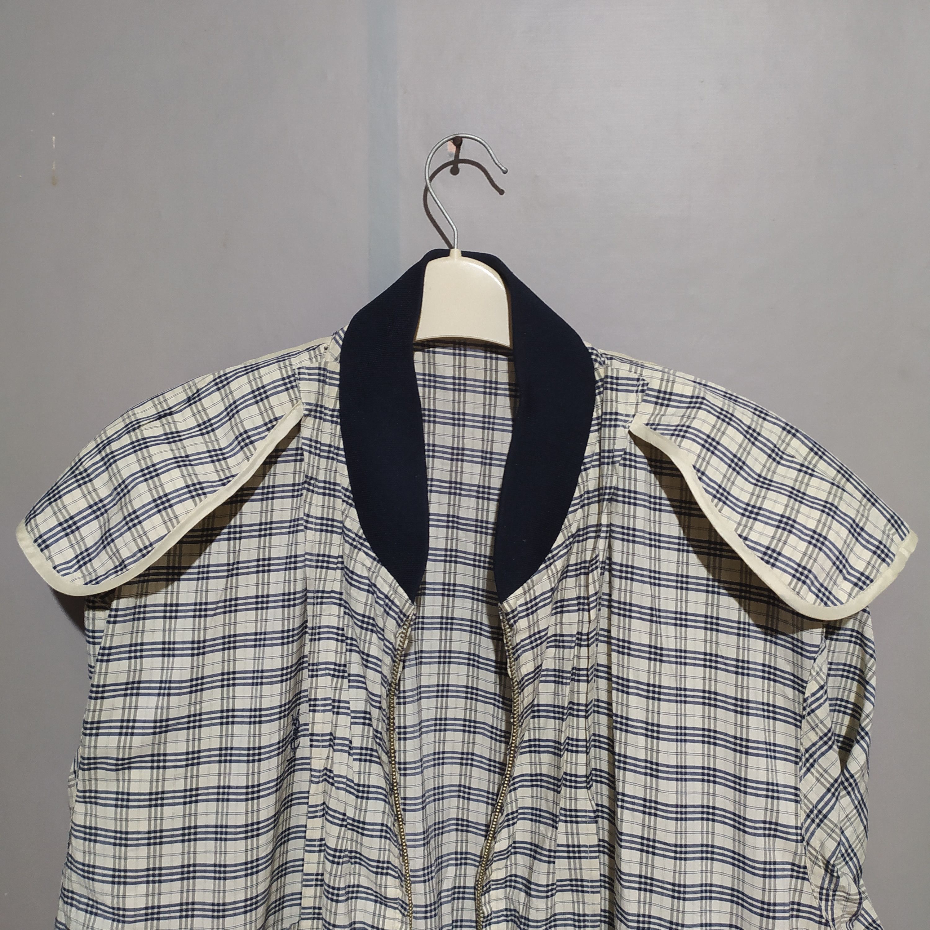 Vintage × Yves Saint Laurent Vintage and Rare YSL Tartan Plaid Jacket Size US L / EU 52-54 / 3 - 6 Thumbnail
