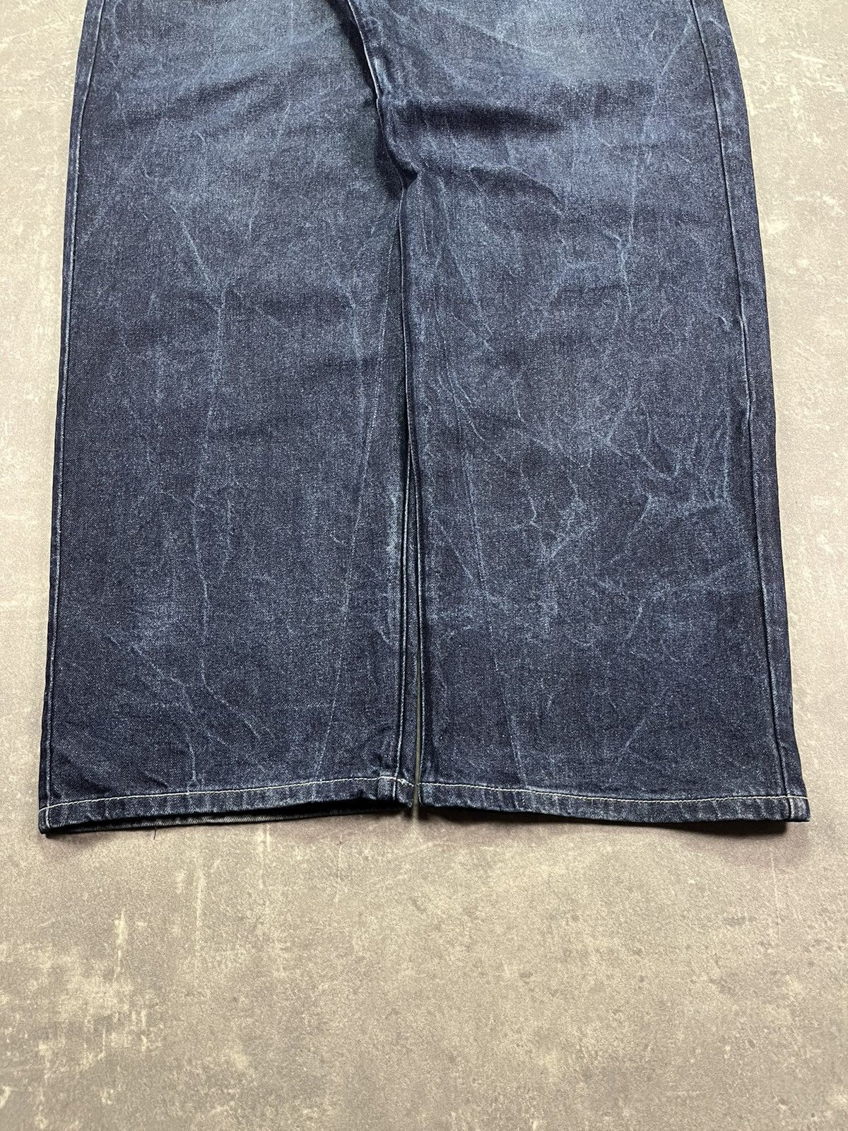 Phat Farm 2000s Y2K Phat Farm Washed Heavy Mega Baggy Denim Jeans 40 Size US 40 / EU 56 - 4 Thumbnail