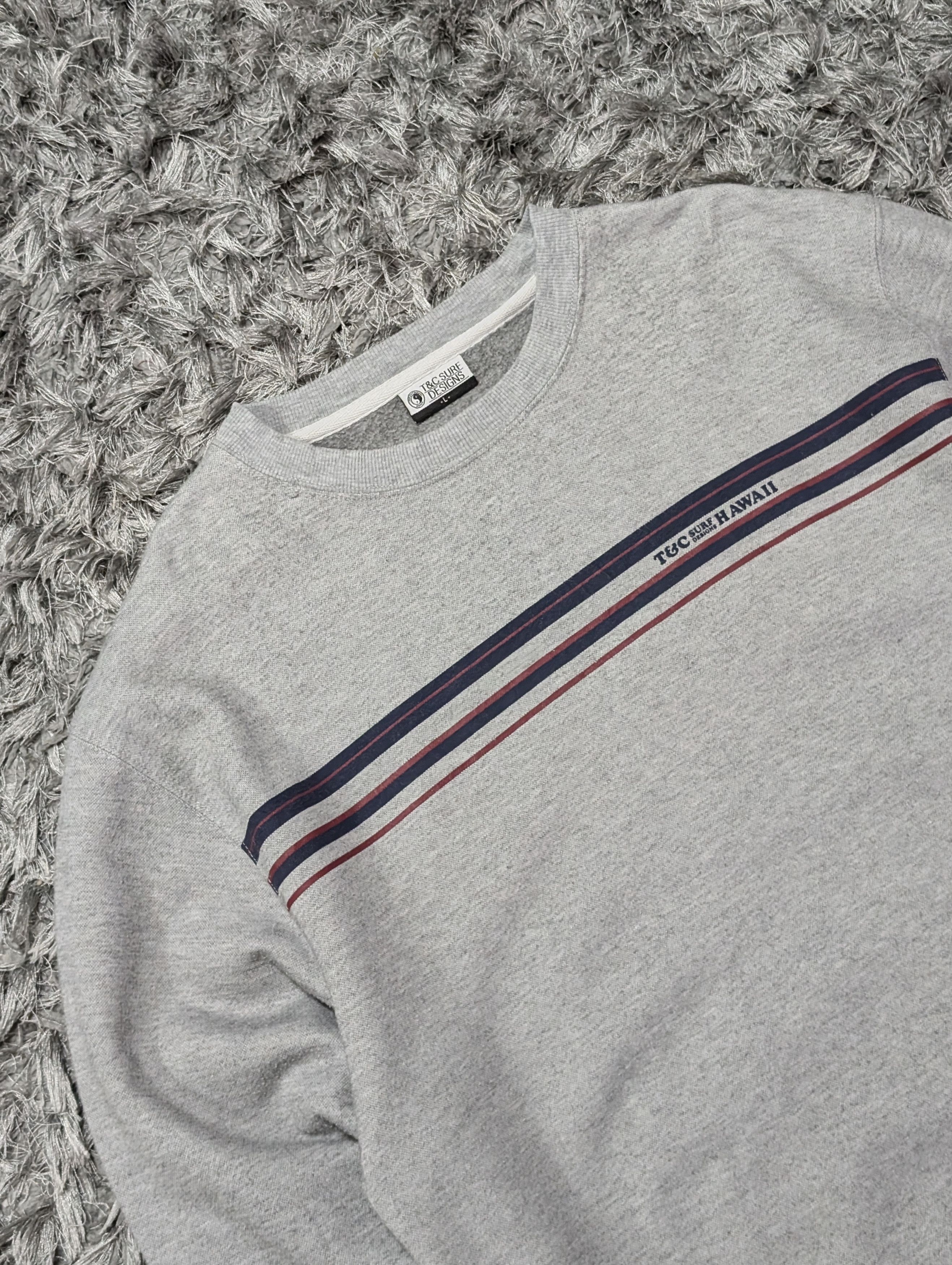 Vintage Vintage T&C Surf Designs Hawaii Sweatshirts Plain Pullover Size US L / EU 52-54 / 3 - 3 Thumbnail