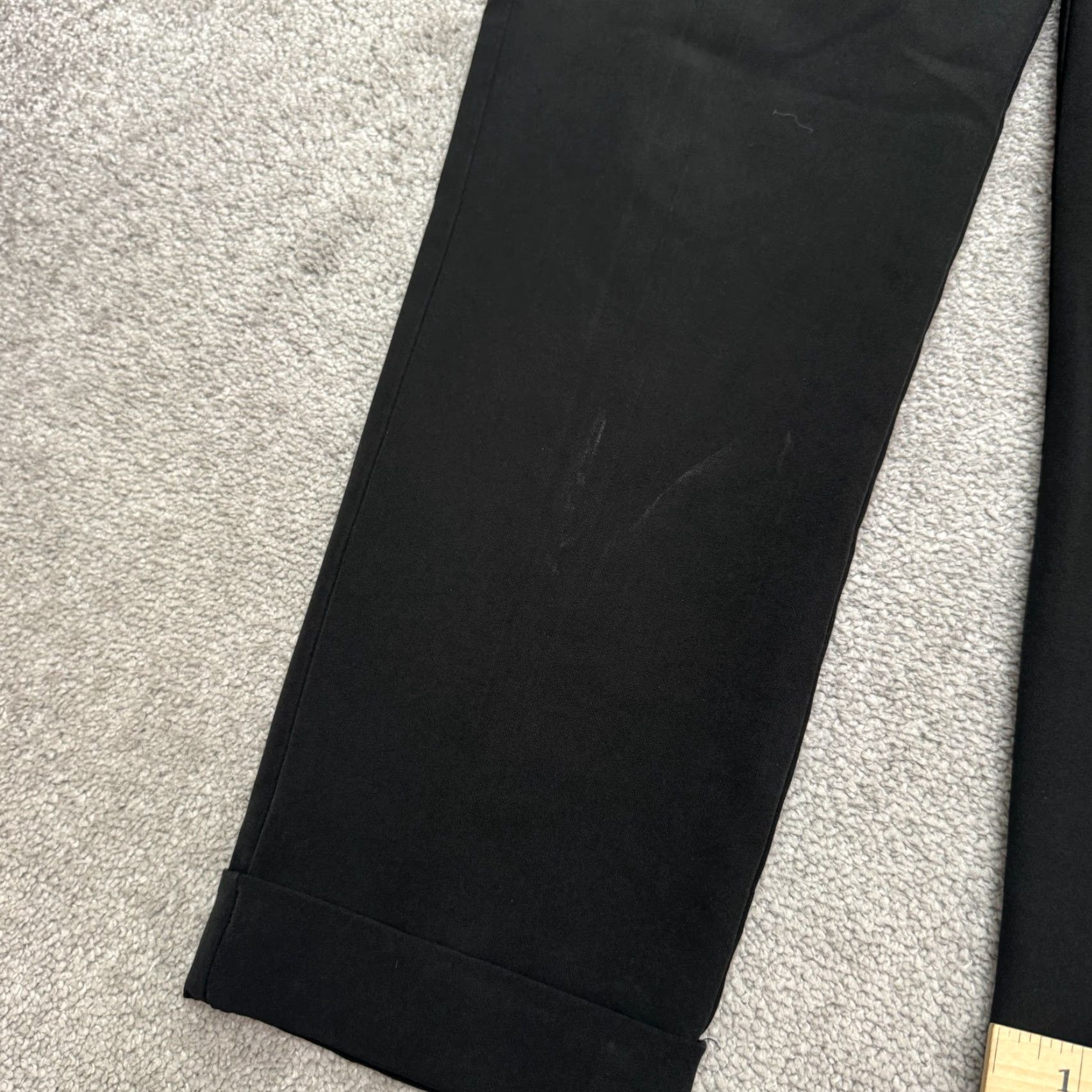 Adrianna Papell Adrianna Papell Pants Women 12 Black High Rise Career 36x26 Size 34" / US 12 / IT 48 - 3 Thumbnail