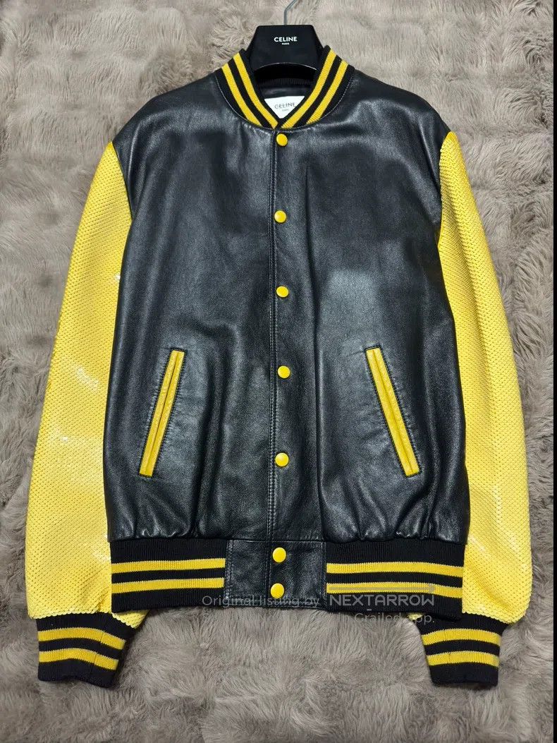 Celine CELINE Heavy Duty Scale Leather Jacket Size US S / EU 44-46 / 1 - 1 Thumbnail