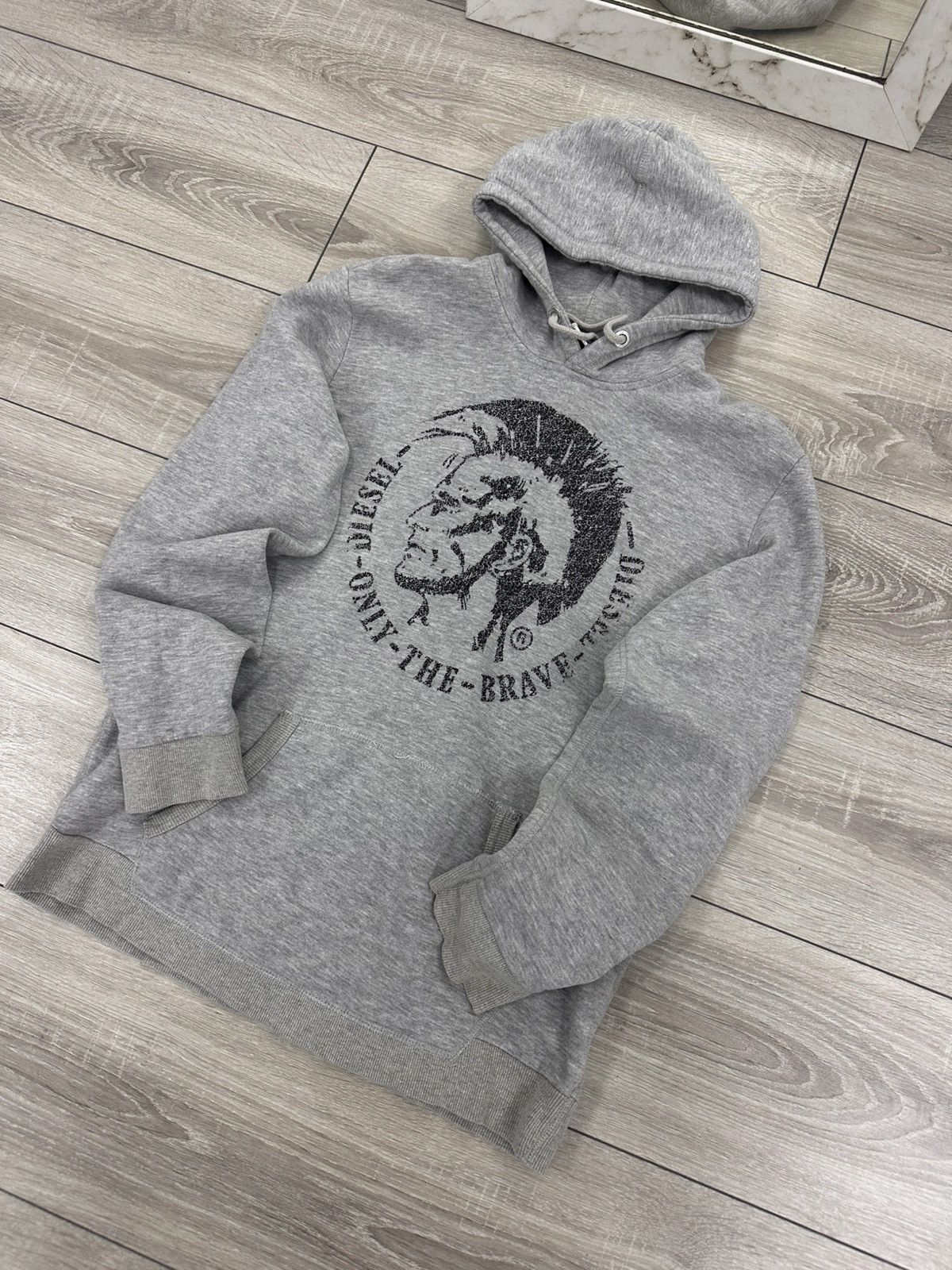 Diesel Diesel Gray Avantgarde Hoodie Size US L / EU 52-54 / 3 - 3 Thumbnail