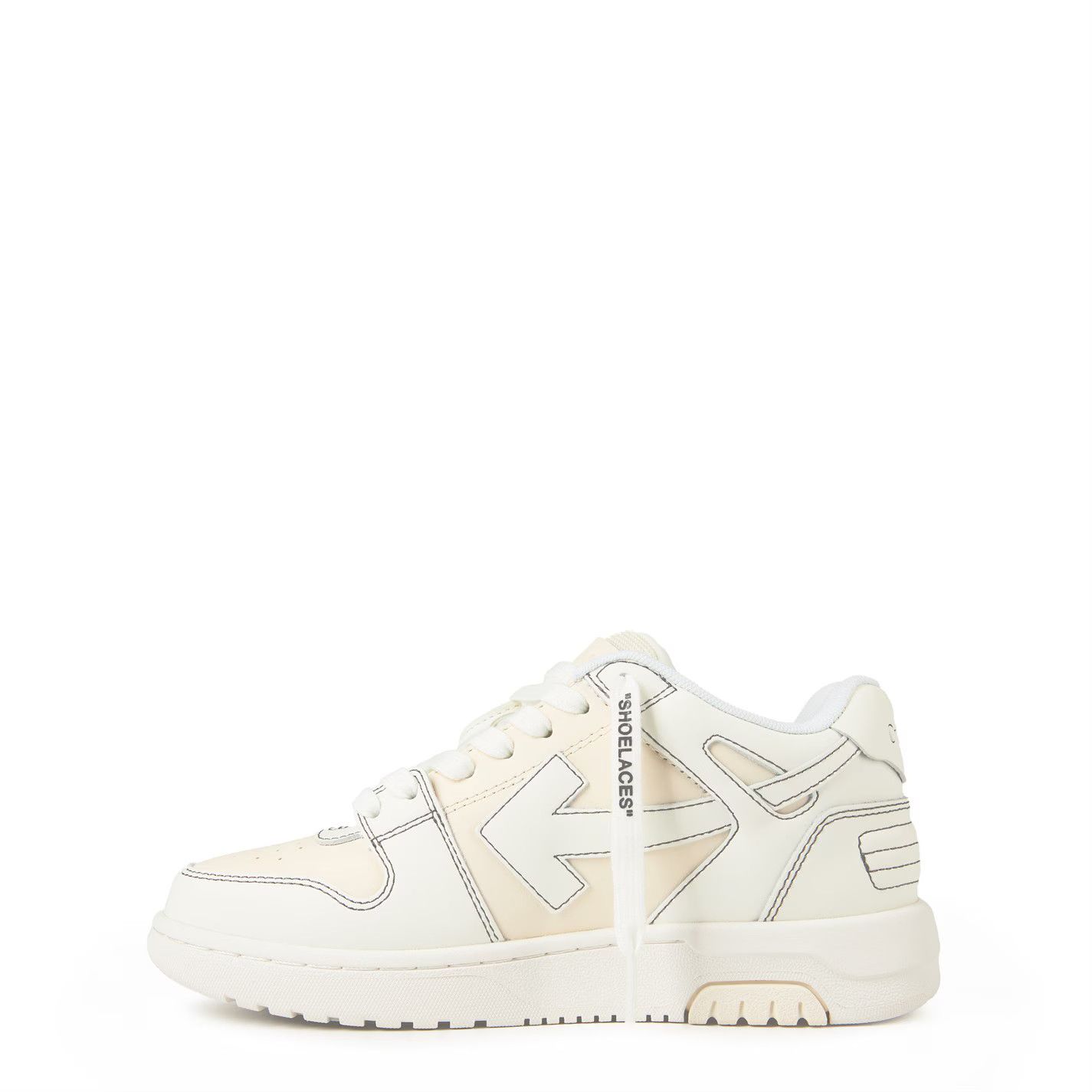 Off-White o1g2r1mq1224 Office Trainer in White & Beige Size US 6 / IT 36 - 2 Thumbnail