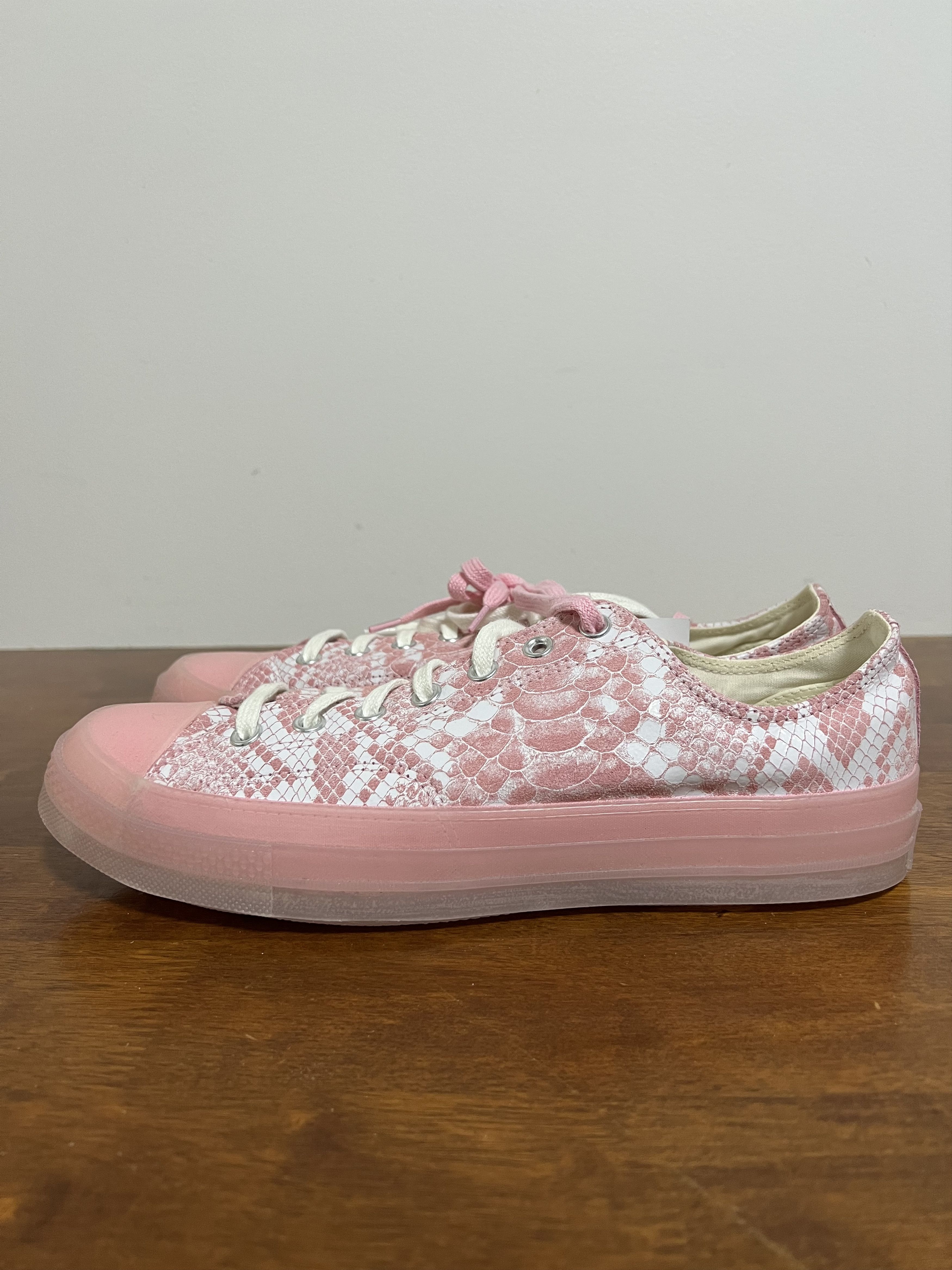 Converse 💚 2022 Golf Wang x Converse "Pink Python" Chuck 70 OX NEW Size US 11 / EU 44 - 9 Thumbnail