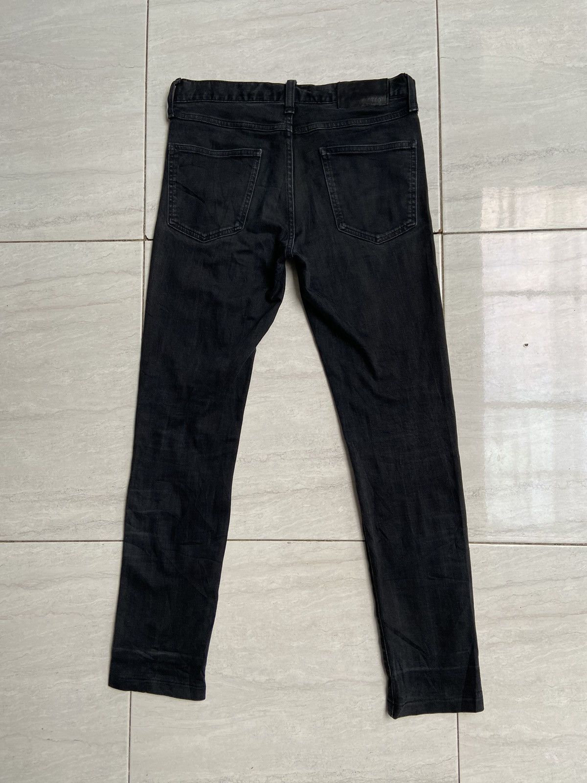 Uniqlo UNIQLO T-000 Black Skinny Denim Jeans Size US 30 / EU 46 - 11 Thumbnail