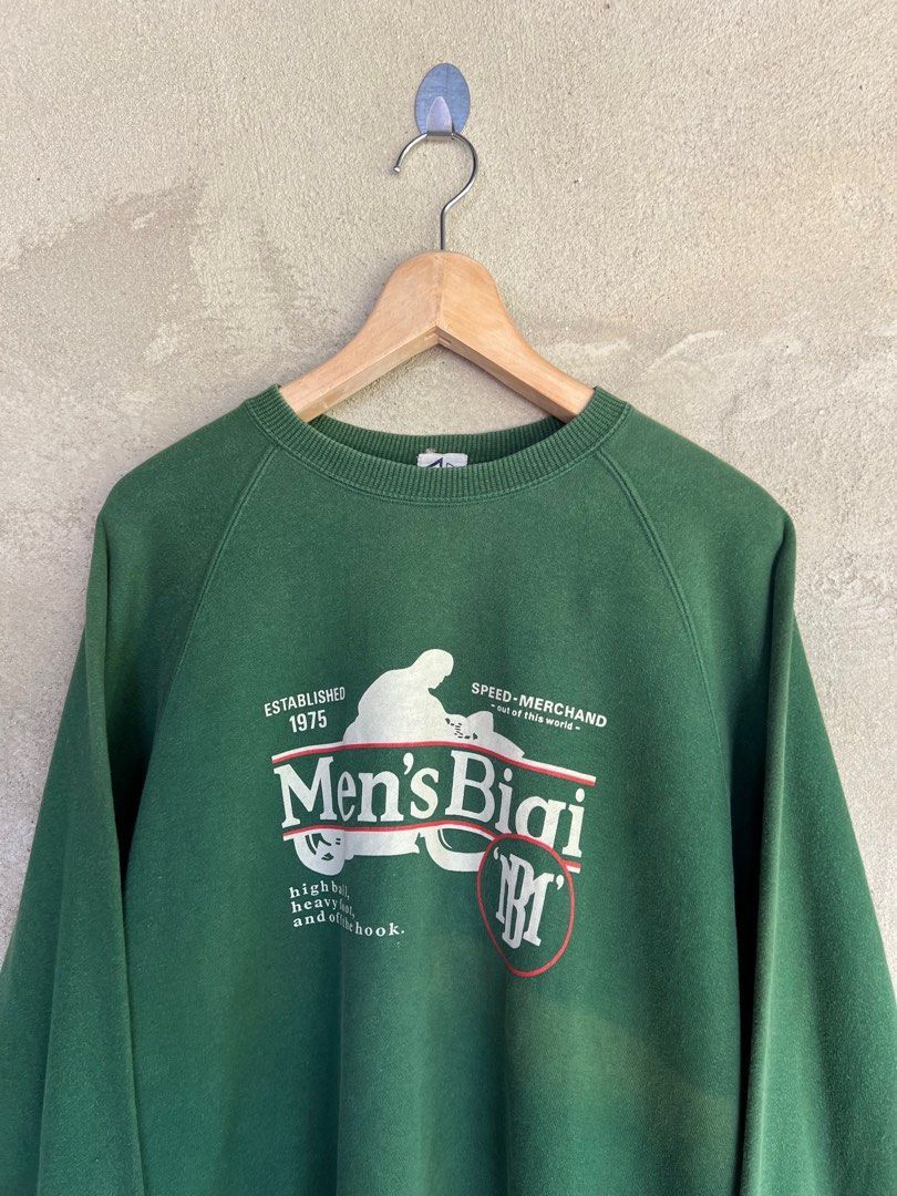 BIGI Mens Bigi Spell Out Sweatshirt Size US L / EU 52-54 / 3 - 3 Thumbnail