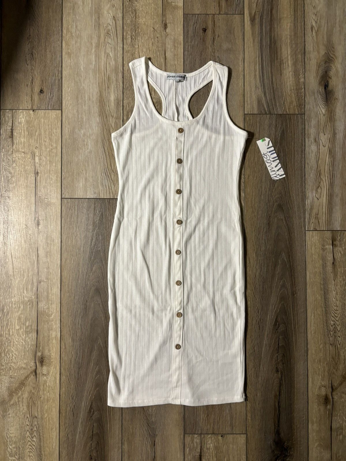Almost Famous White Dress Size L / US 10 / IT 46 - 1 Thumbnail