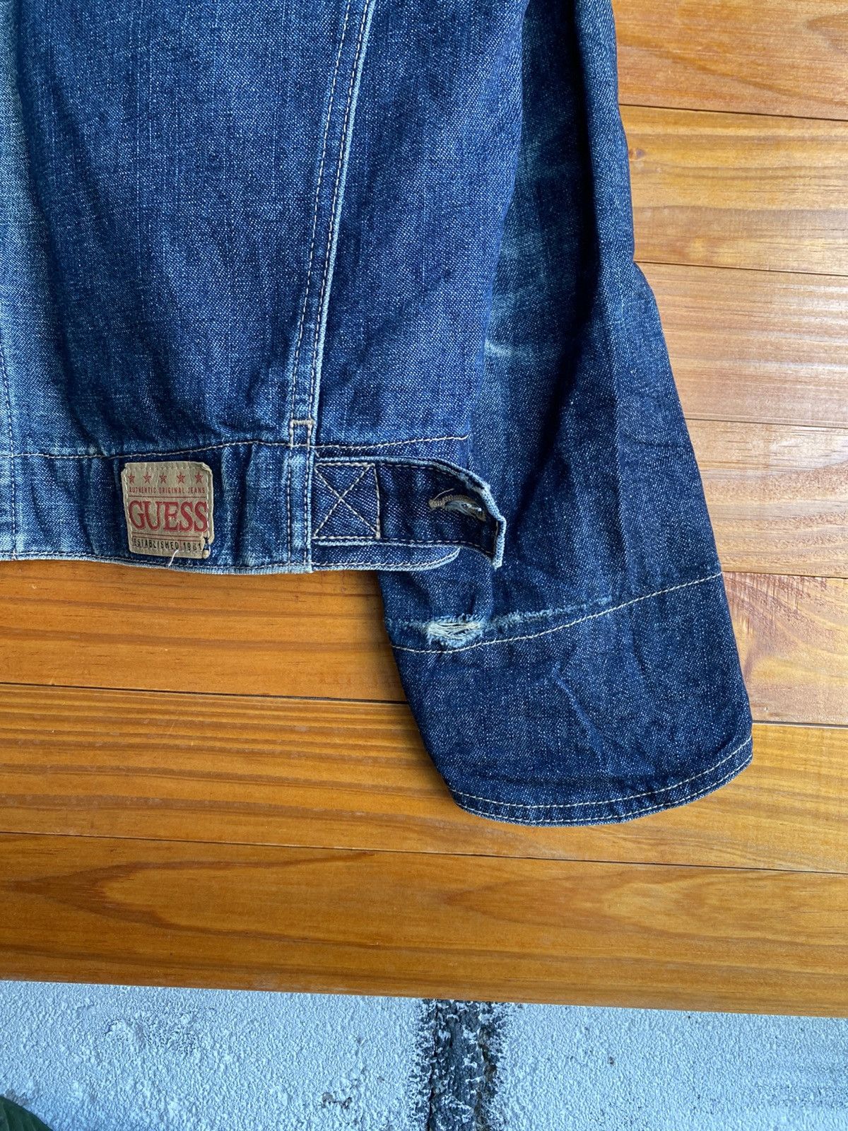 Guess Vintage GUESS Denim Jacket Made in USA Blue Jean Jacket Size US M / EU 48-50 / 2 - 8 Thumbnail