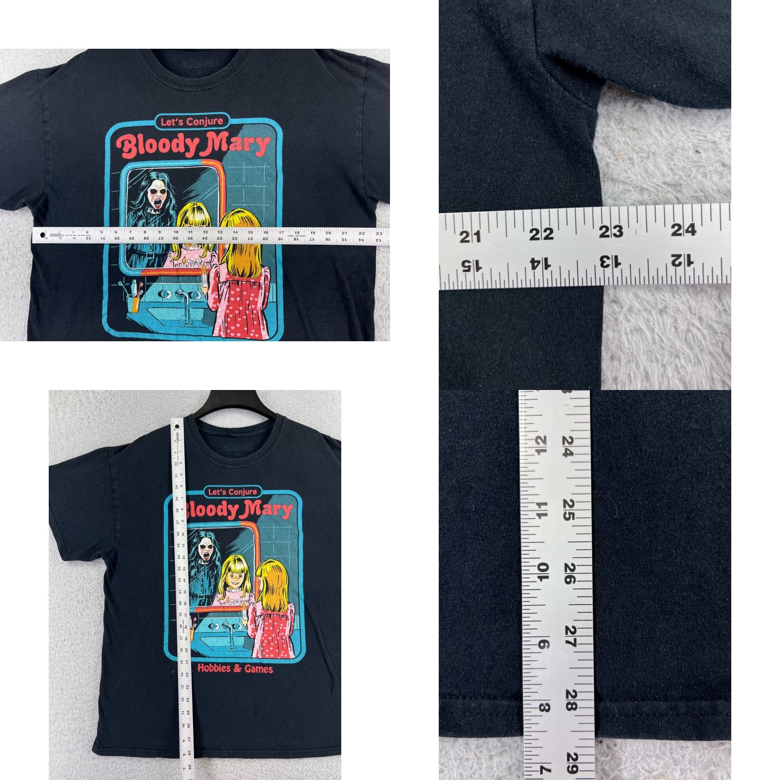 CO Creepy Co Shirt Adult L Black Cotton Jersey Crew Neck T-Shirt Logo Vintage Mens Art City Comics Designer All Seasons Breathing Quick Dry Size US L / EU 52-54 / 3 - 8 Thumbnail