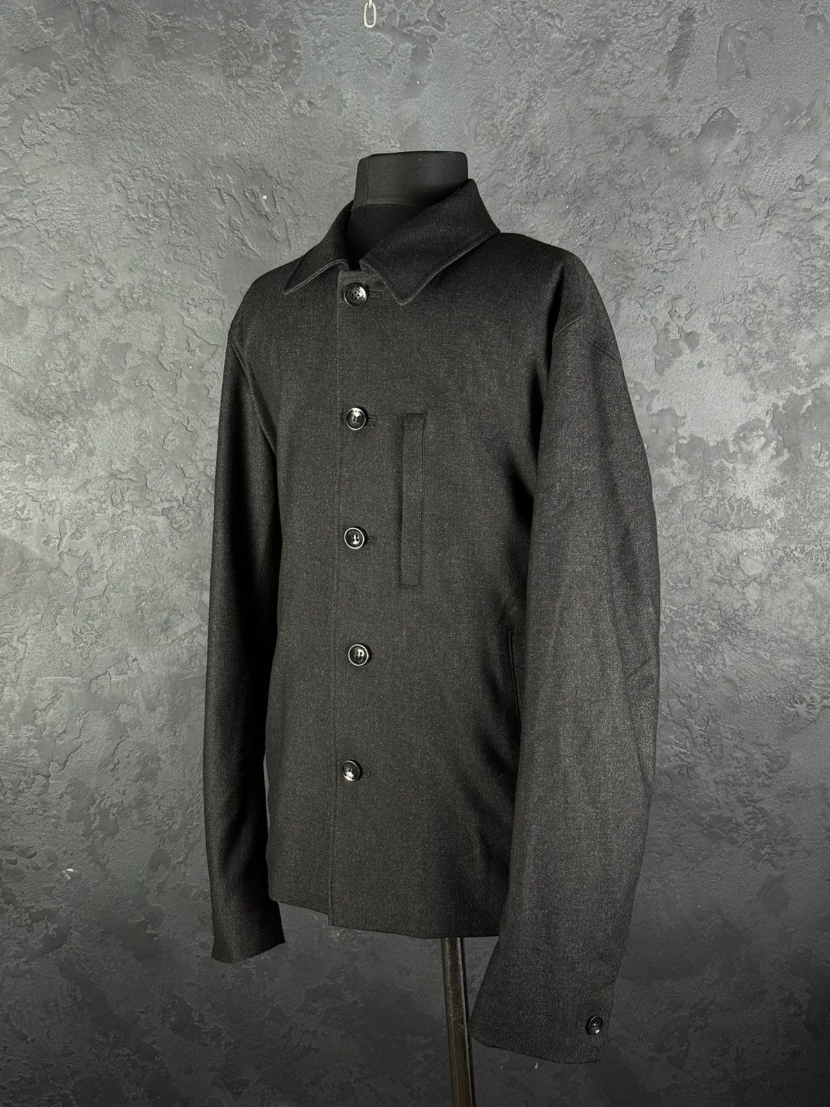 Bogner BOGNER Virgil Wool Cashmere Solid Black OverShirt Jacket Size US S / EU 44-46 / 1 - 1 Thumbnail