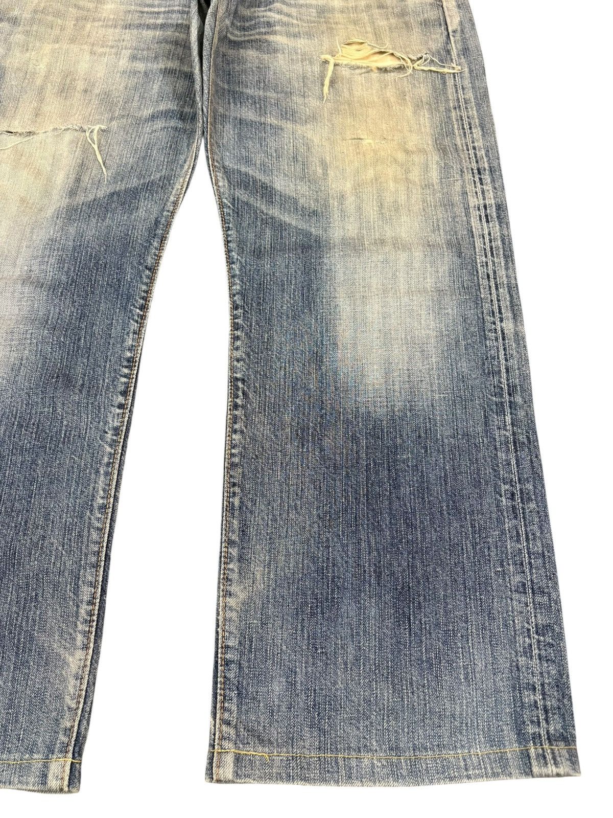 Edwin Vintage Edwin 503RV Mud Wash Distressed Loose Baggy Jeans Size US 36 / EU 52 - 7 Thumbnail