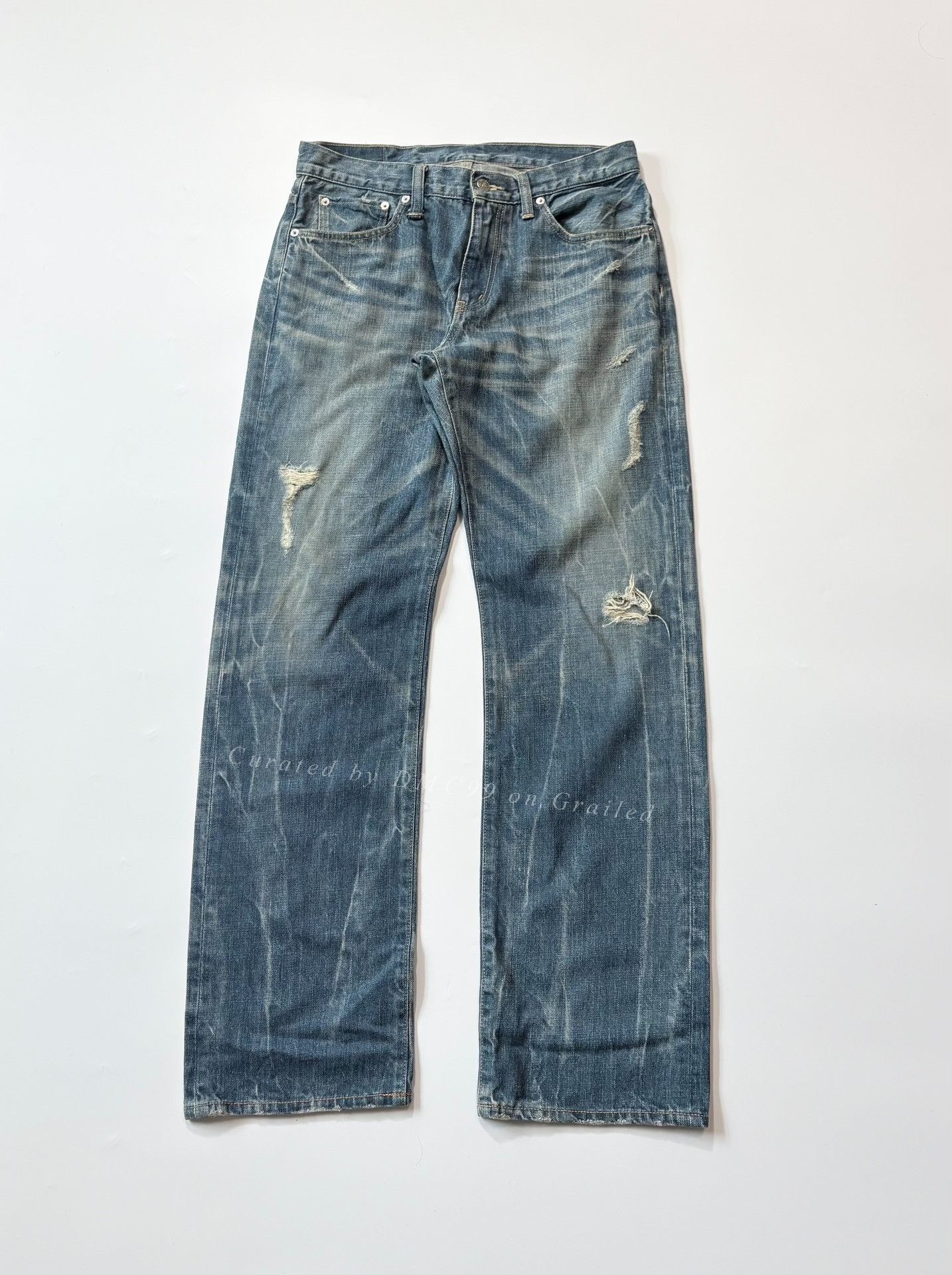 Sophnet. Sophnet Flame Washed Jeans Size US 32 / EU 48 - 1 Thumbnail