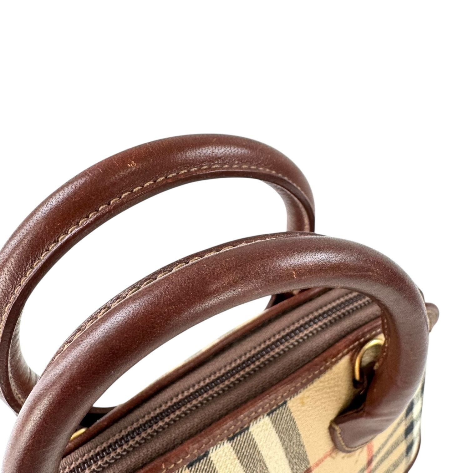 Burberry Burberry Nova Check Shadow Mini Dome Handbag Size ONE SIZE - 13 Thumbnail