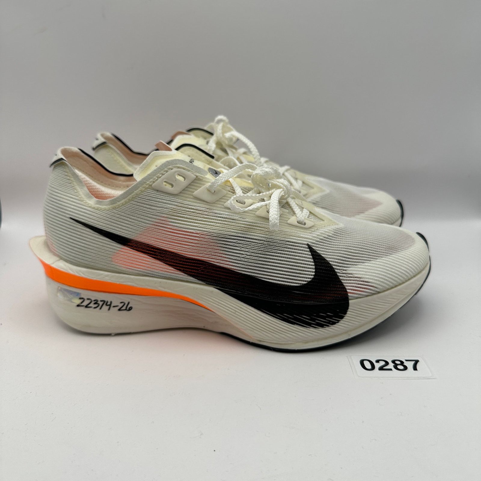 Nike NIKE Women's 8 ZoomX Vaporfly Next% 4 Sail Orange HF6411-100 Size US 8 / IT 38 - 5 Thumbnail