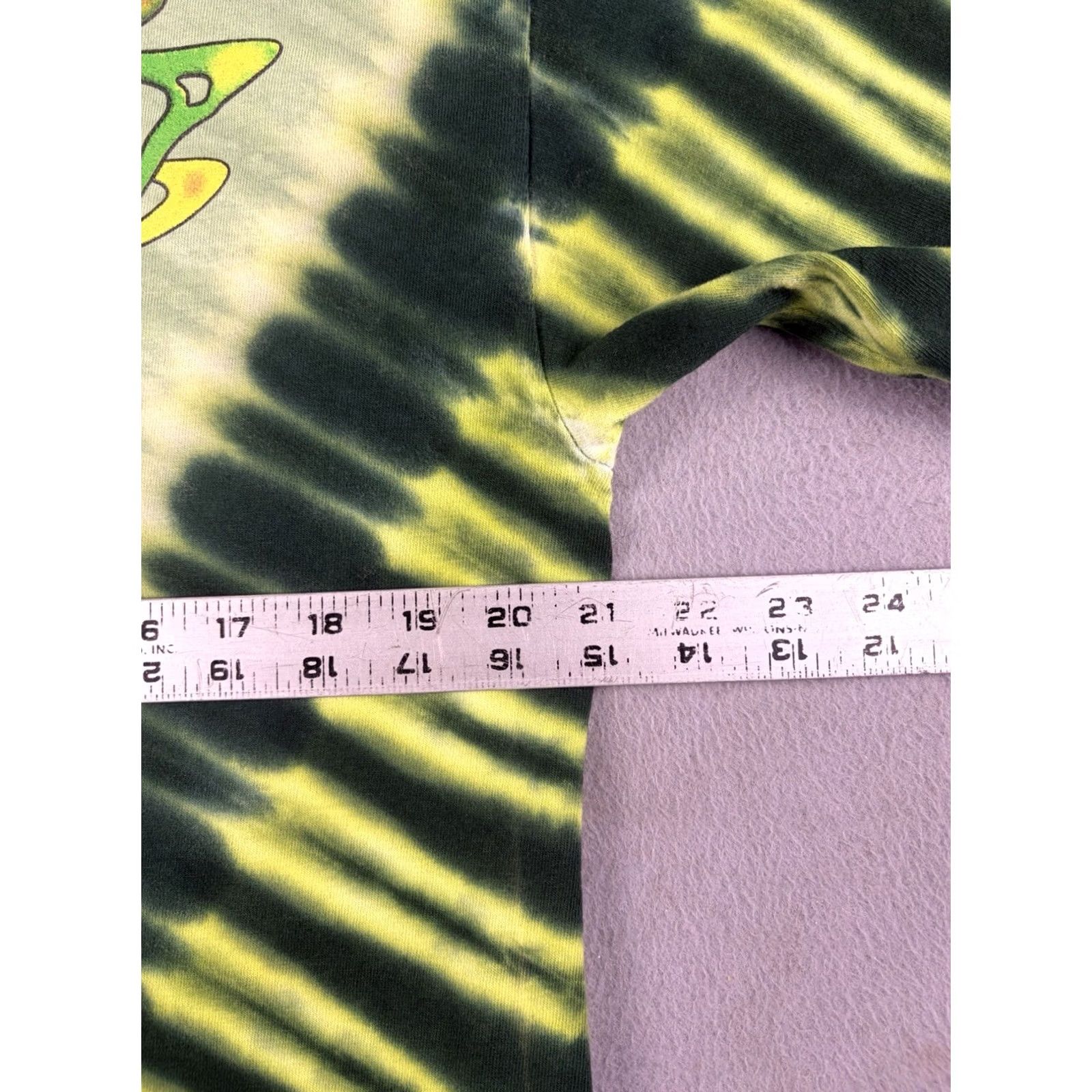 Gildan VINTAGE Grateful Dead T Shirt Size L Green Shamrock Celtic Tie Dye 2004 Gildan Men's Short Sleeve Crew Neck Graphic Print Regular Cotton Double-Sided Size US L / EU 52-54 / 3 - 7 Thumbnail