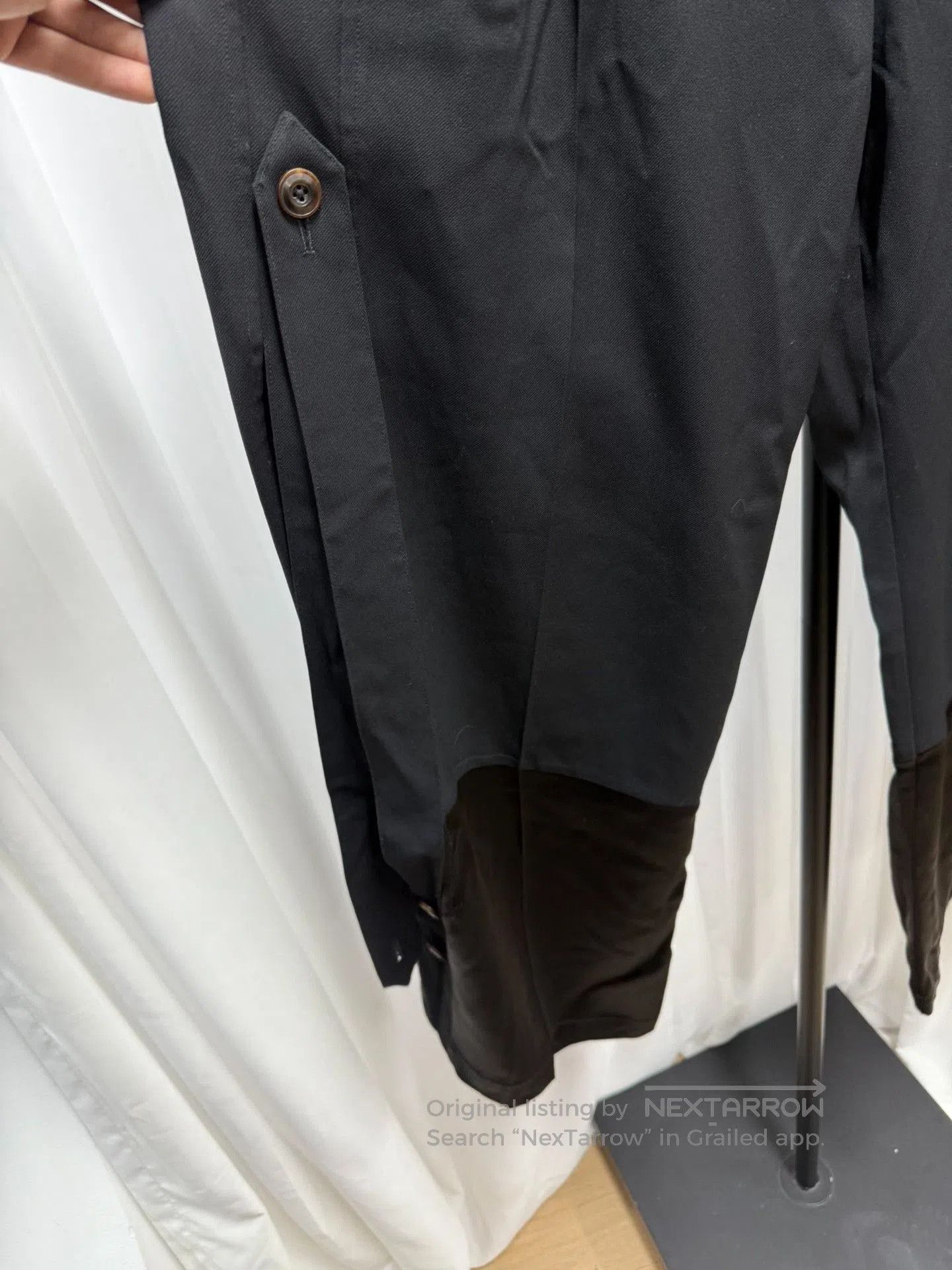 Vintage Nullus Strap Spliced Suit Pants. Size US 32 / EU 48 - 5 Thumbnail