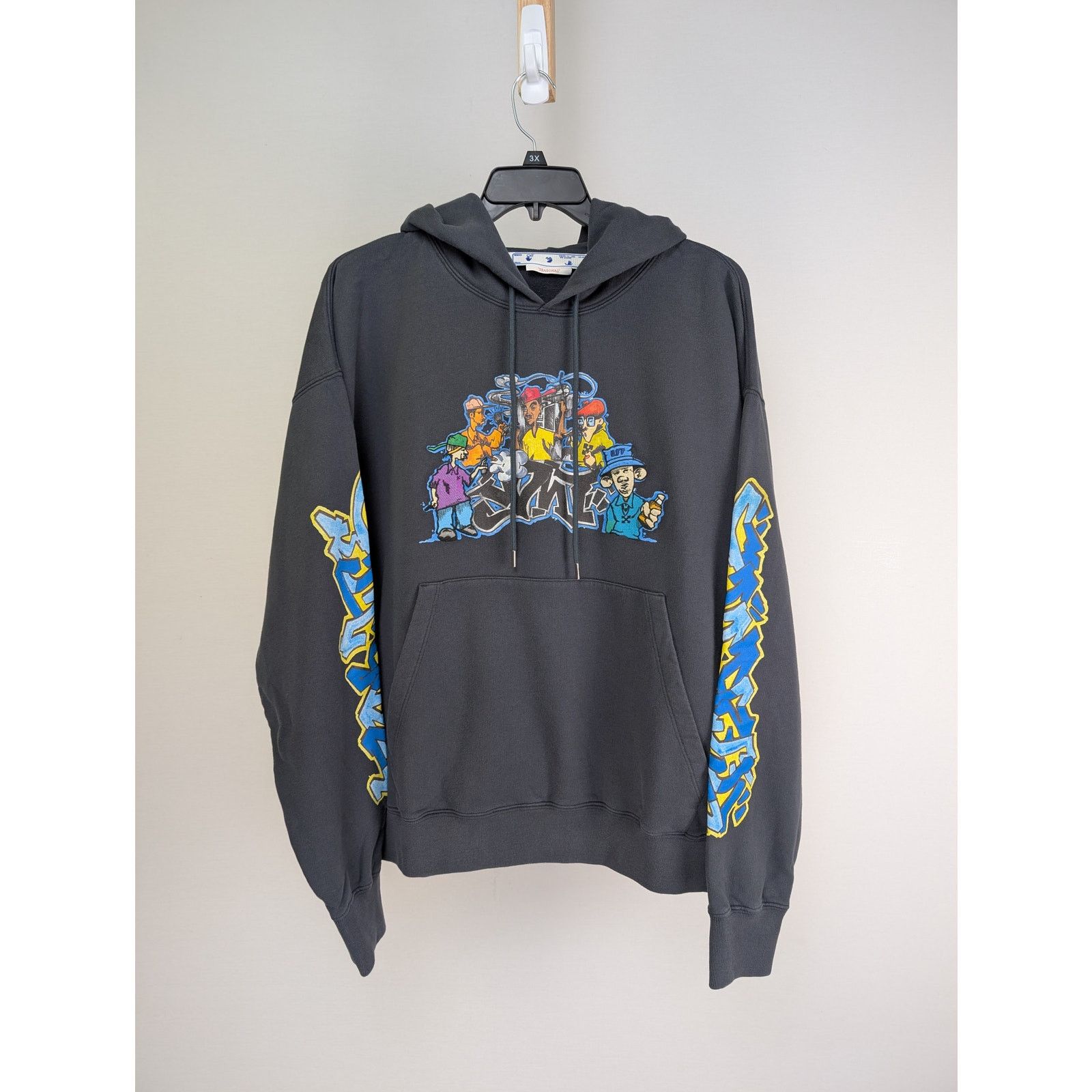 Off-White o1rshd1 Graff Pupp Skate Hoodie outerspace in Multicolor Size US L / EU 52-54 / 3 - 7 Thumbnail