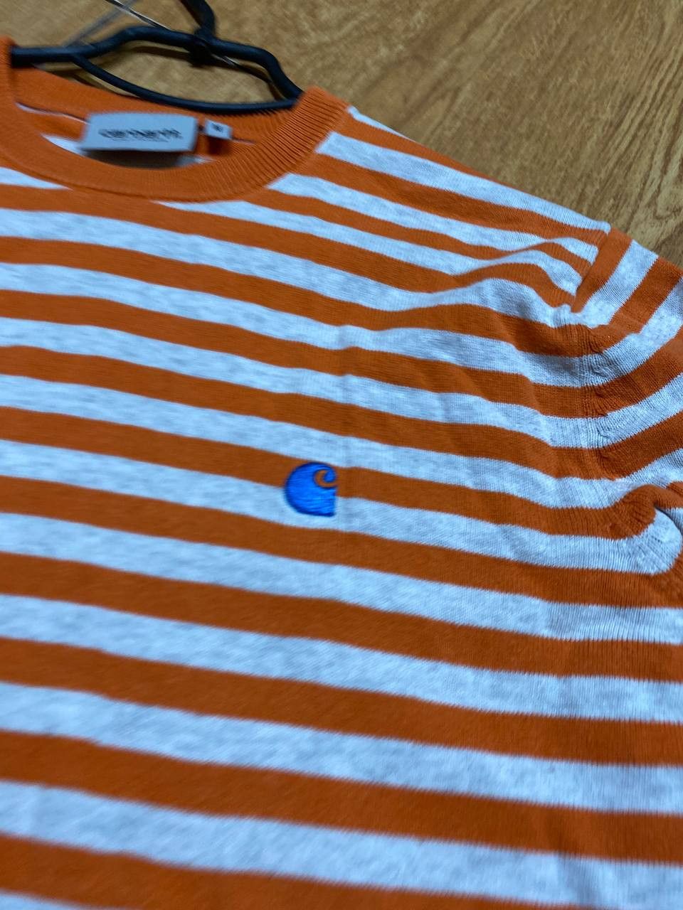 Carhartt striped Long Sleeve Carhartt logo Vintage Y2K streetwear Size US M / EU 48-50 / 2 - 6 Thumbnail