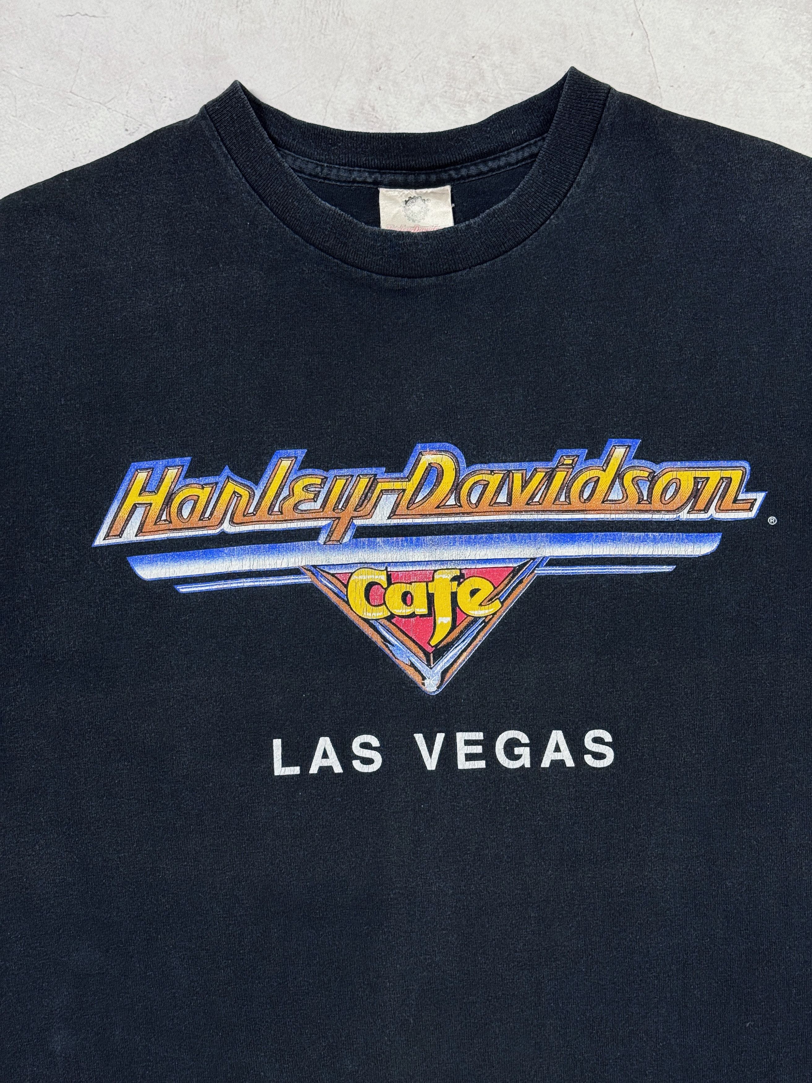 Harley Davidson Vintage Harley Davidson Cafe Las Vegas T-Shirt USA Made Size US M / EU 48-50 / 2 - 4 Thumbnail