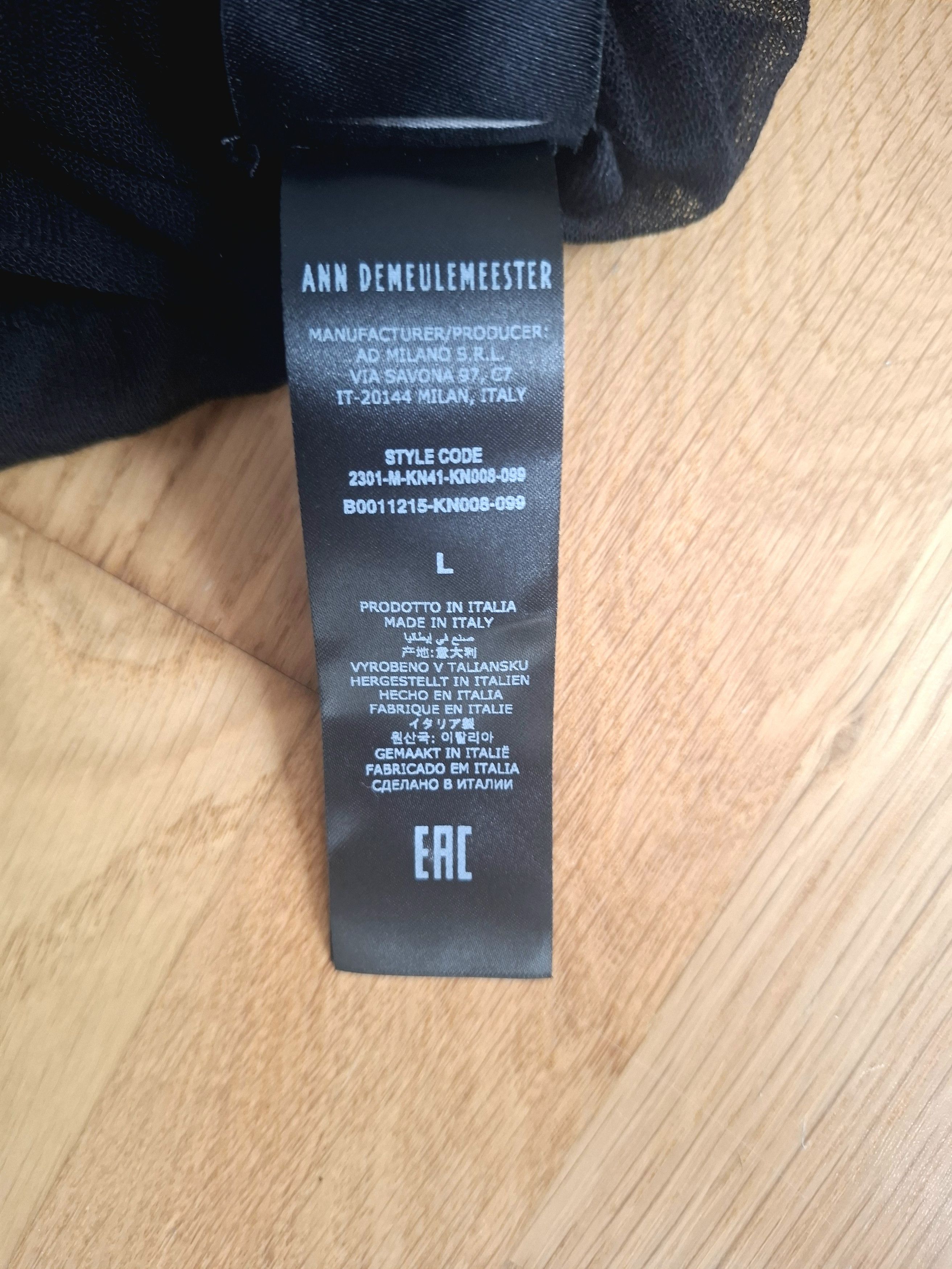 Ann Demeulemeester Diederik LS t-shirt Size US L / EU 52-54 / 3 - 8 Thumbnail